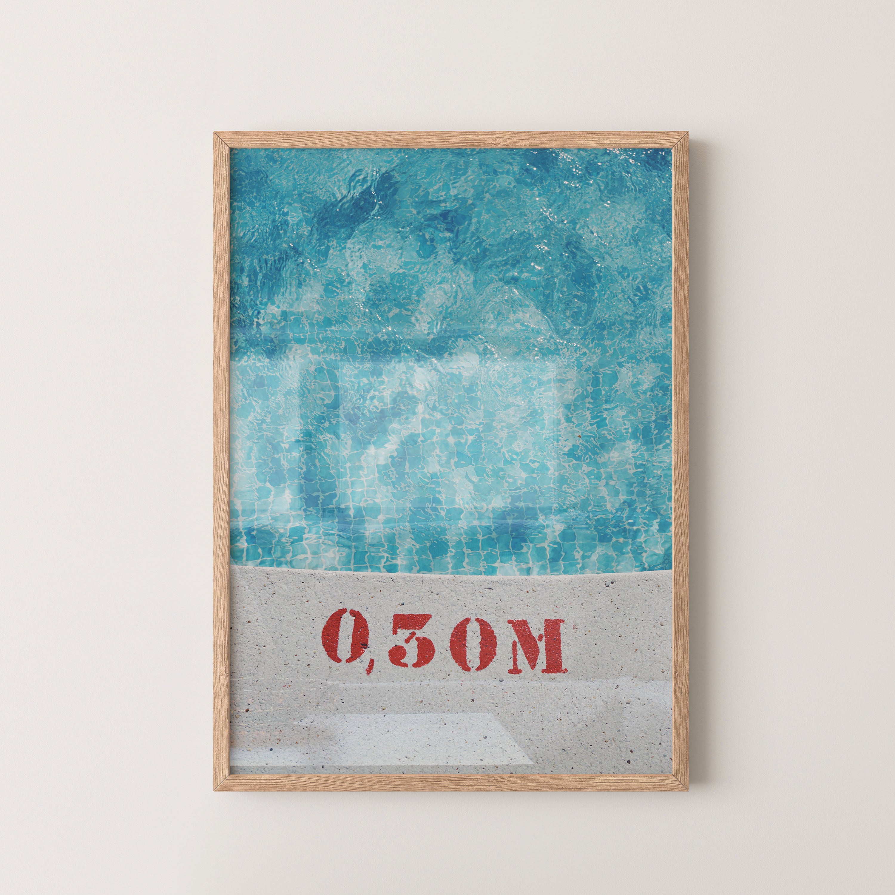 0.50M — Poolside Depth Marker