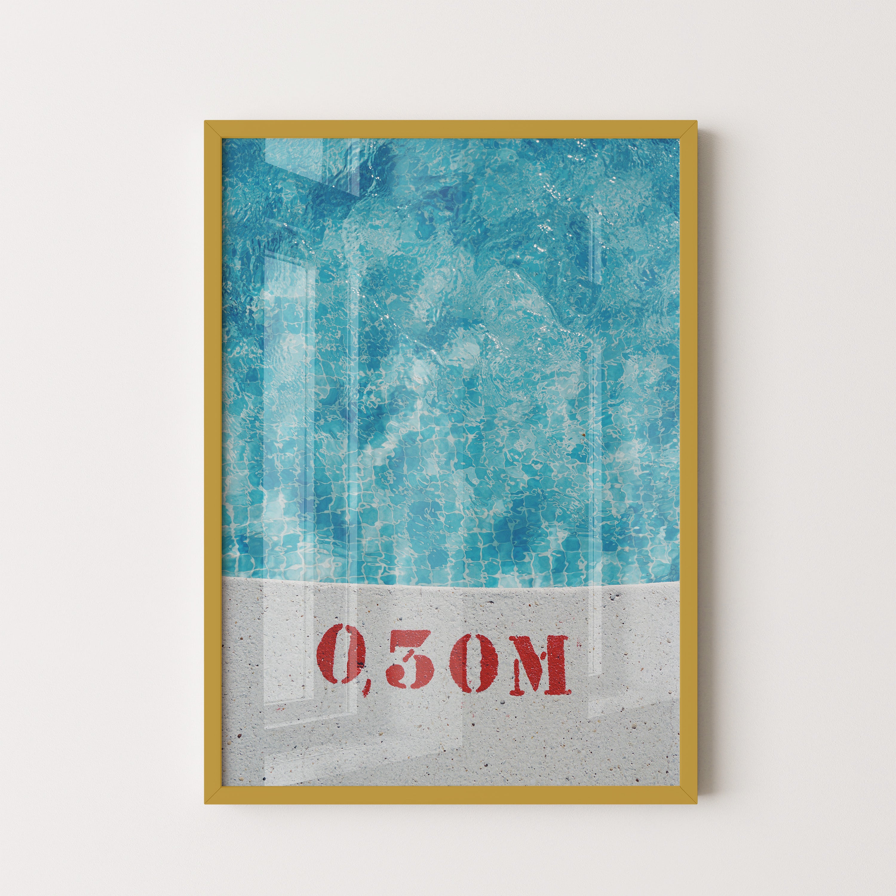 0.50M — Poolside Depth Marker
