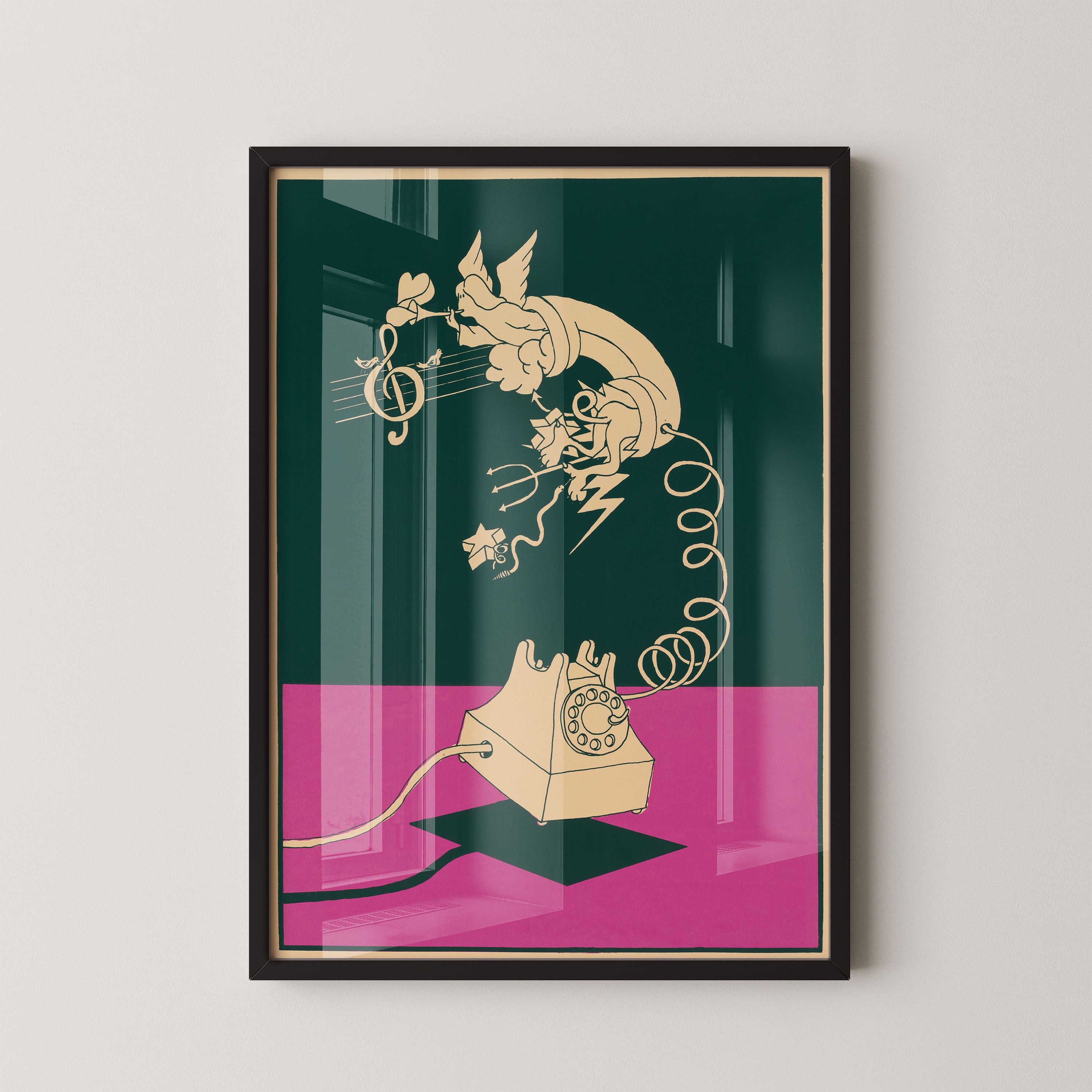 Call of Chaos — Retro Telephone Art
