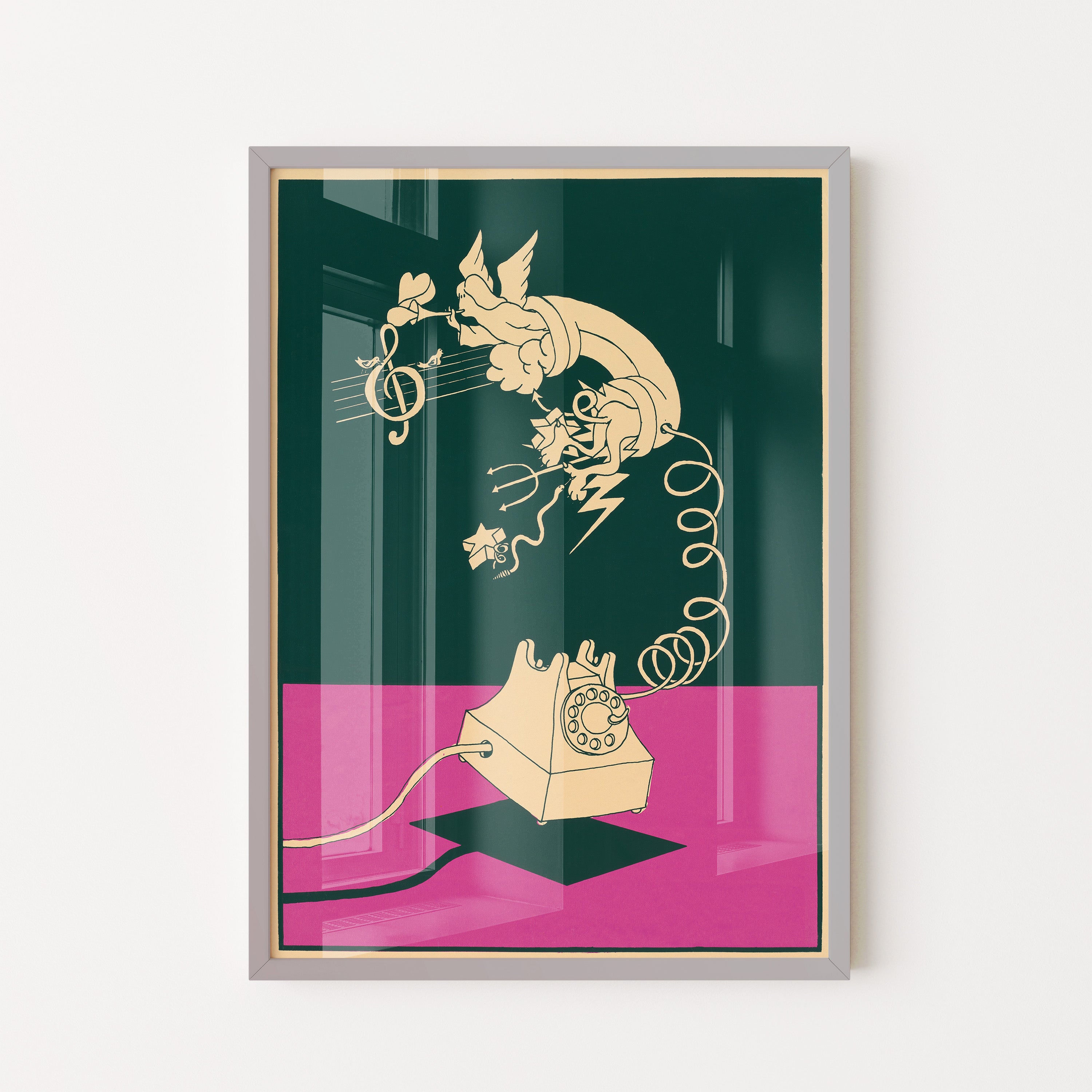 Call of Chaos — Retro Telephone Art