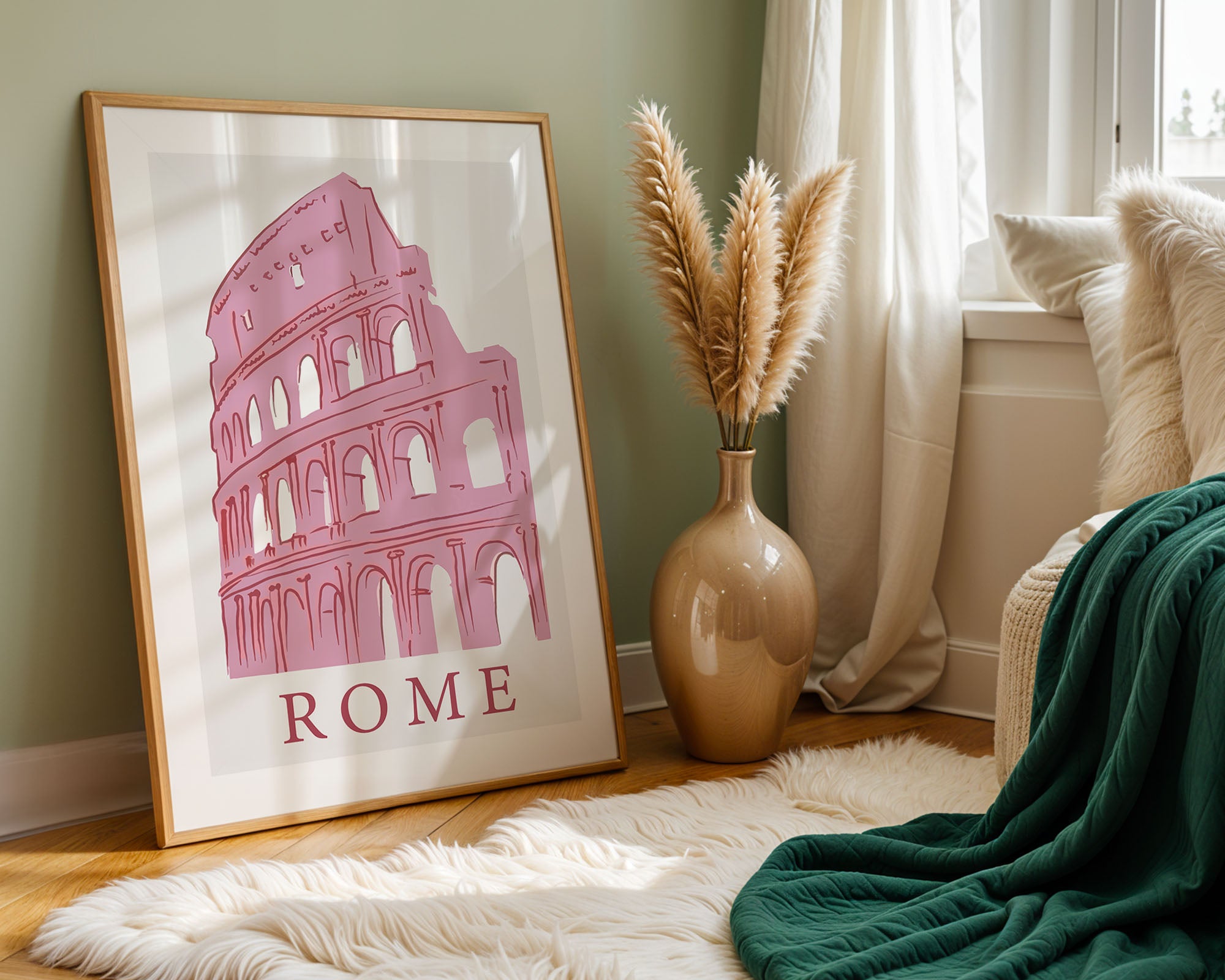 Rome — Colosseum in Blush Pink