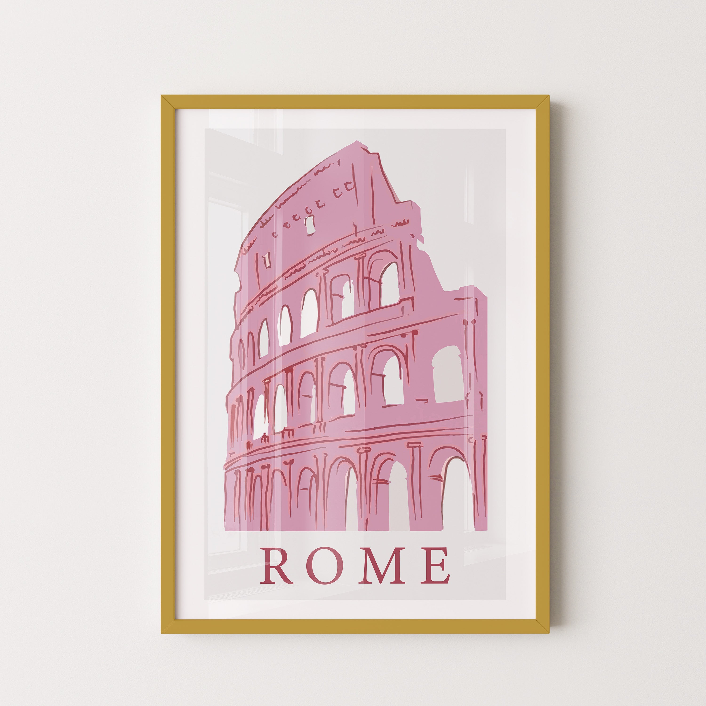 Rome — Colosseum in Blush Pink