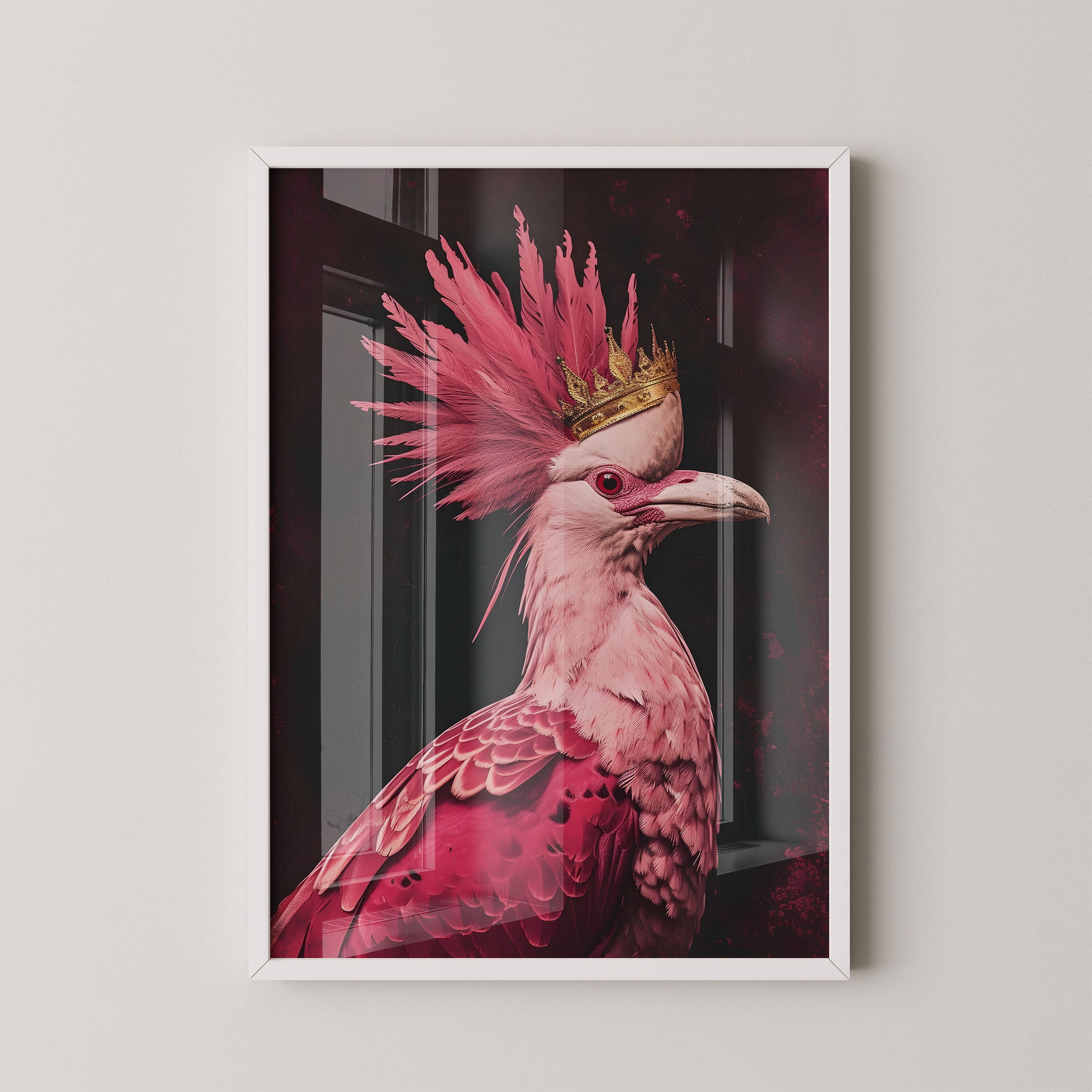 Regal Crimson Bird