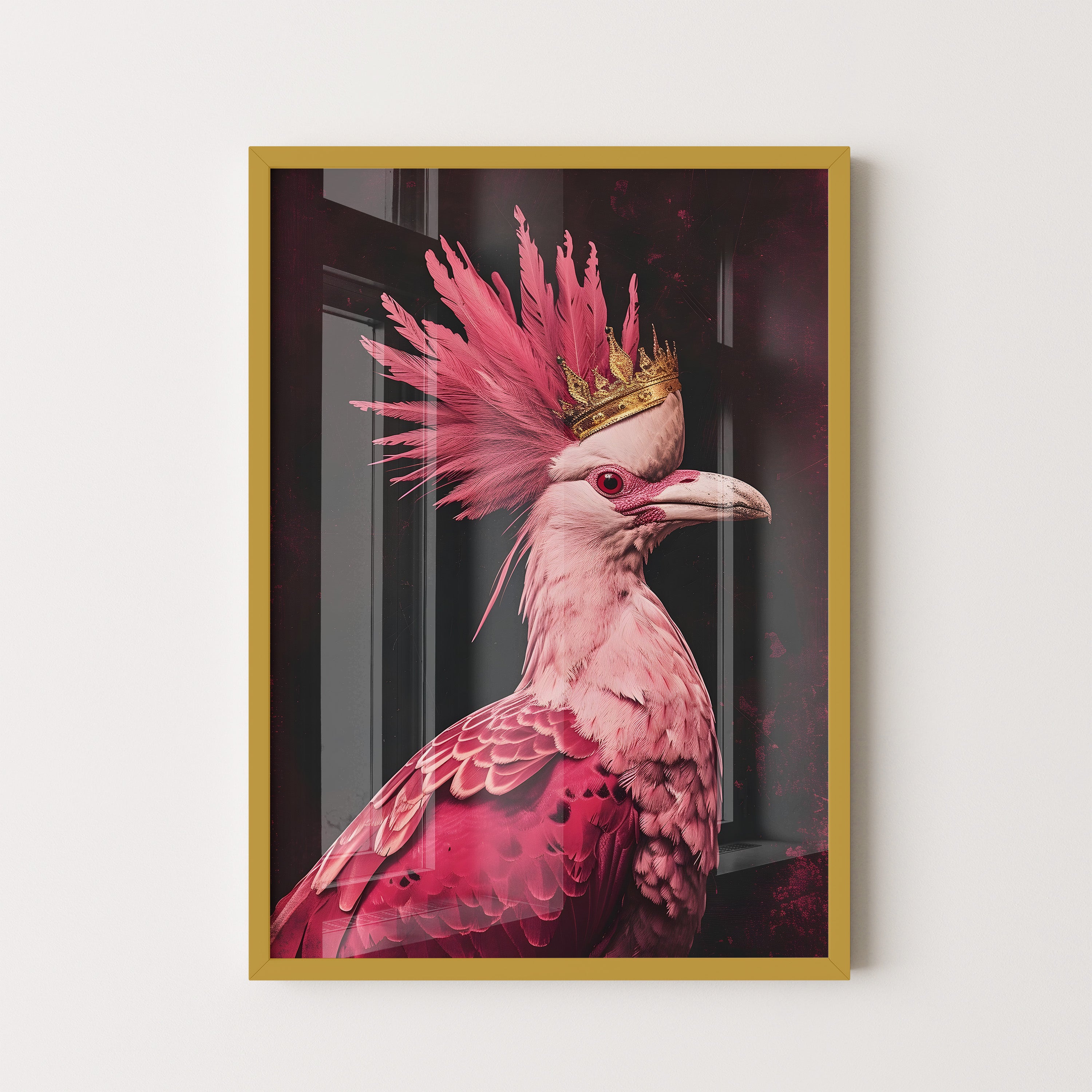 Regal Crimson Bird