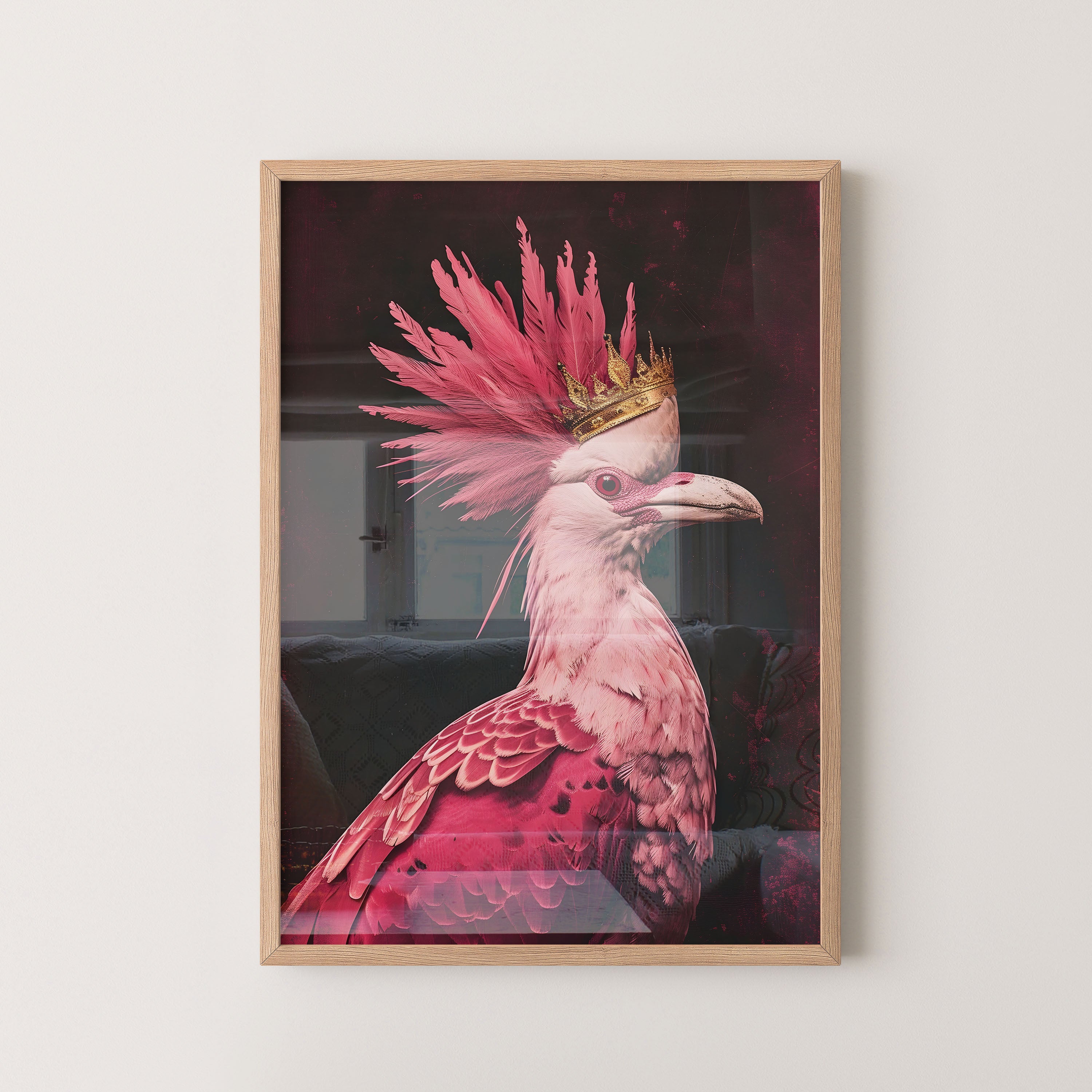 Regal Crimson Bird