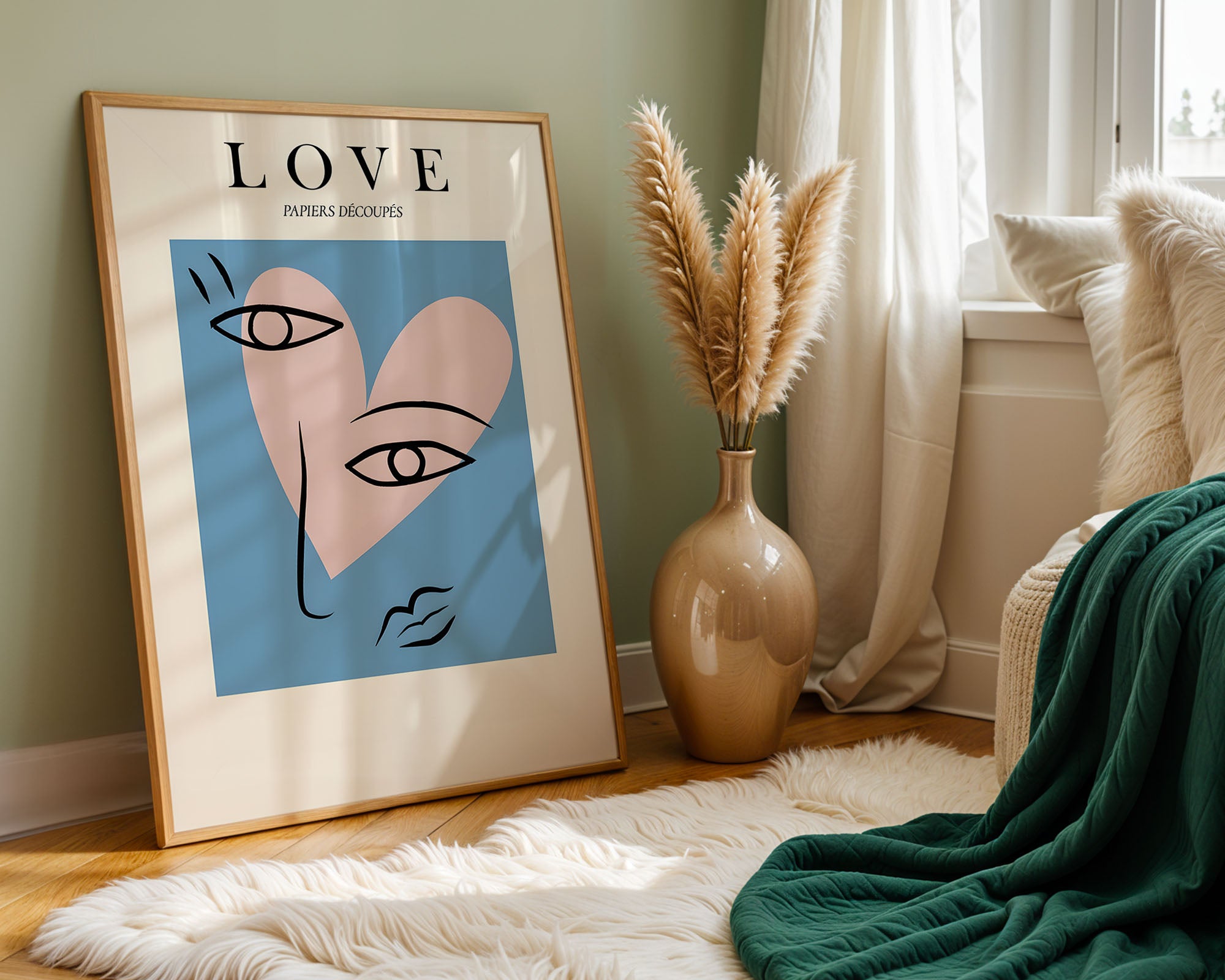 Love Minimal Faces – Abstract Line Art