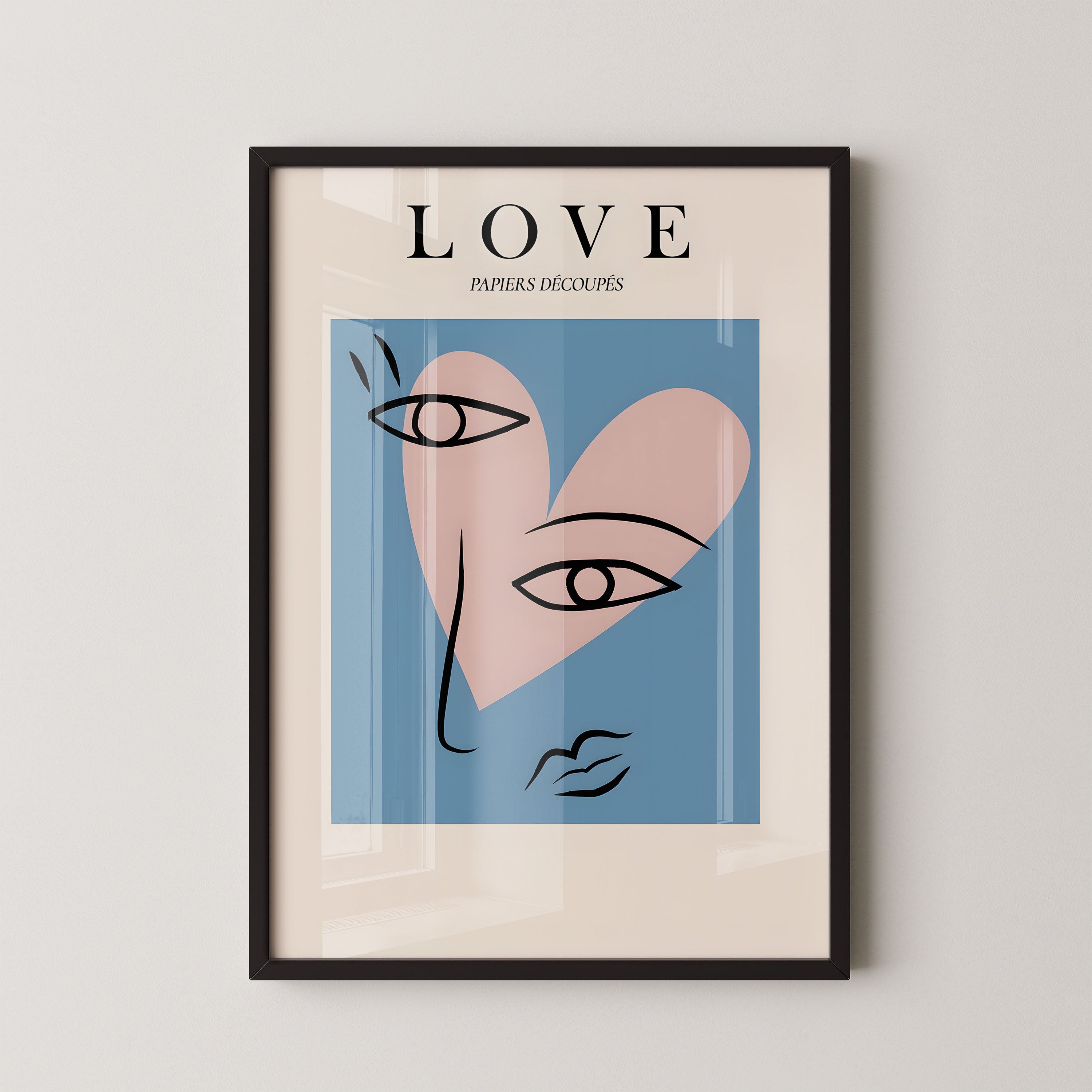 Love Minimal Faces – Abstract Line Art