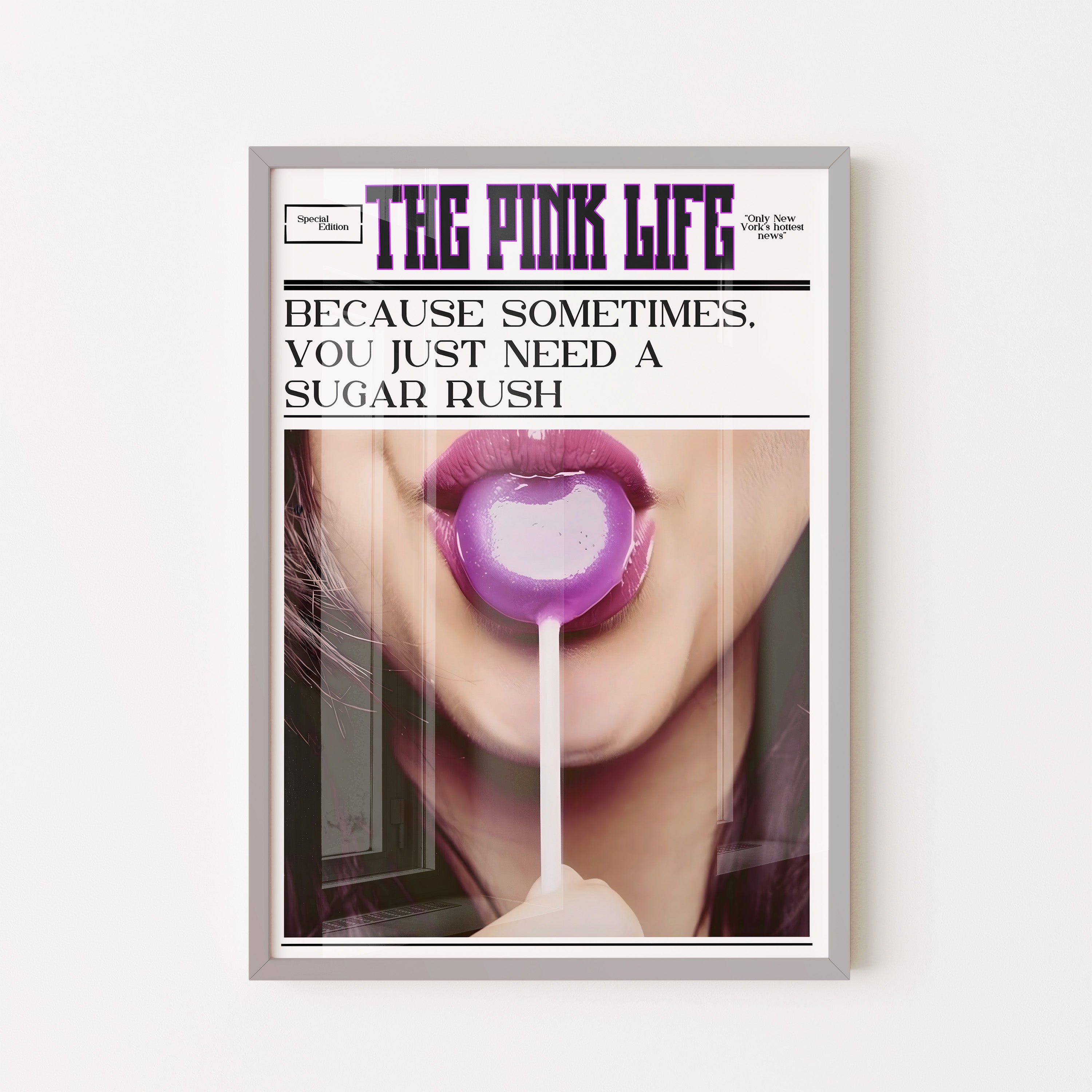 The Pink Life – Sugar Rush Pop Poster