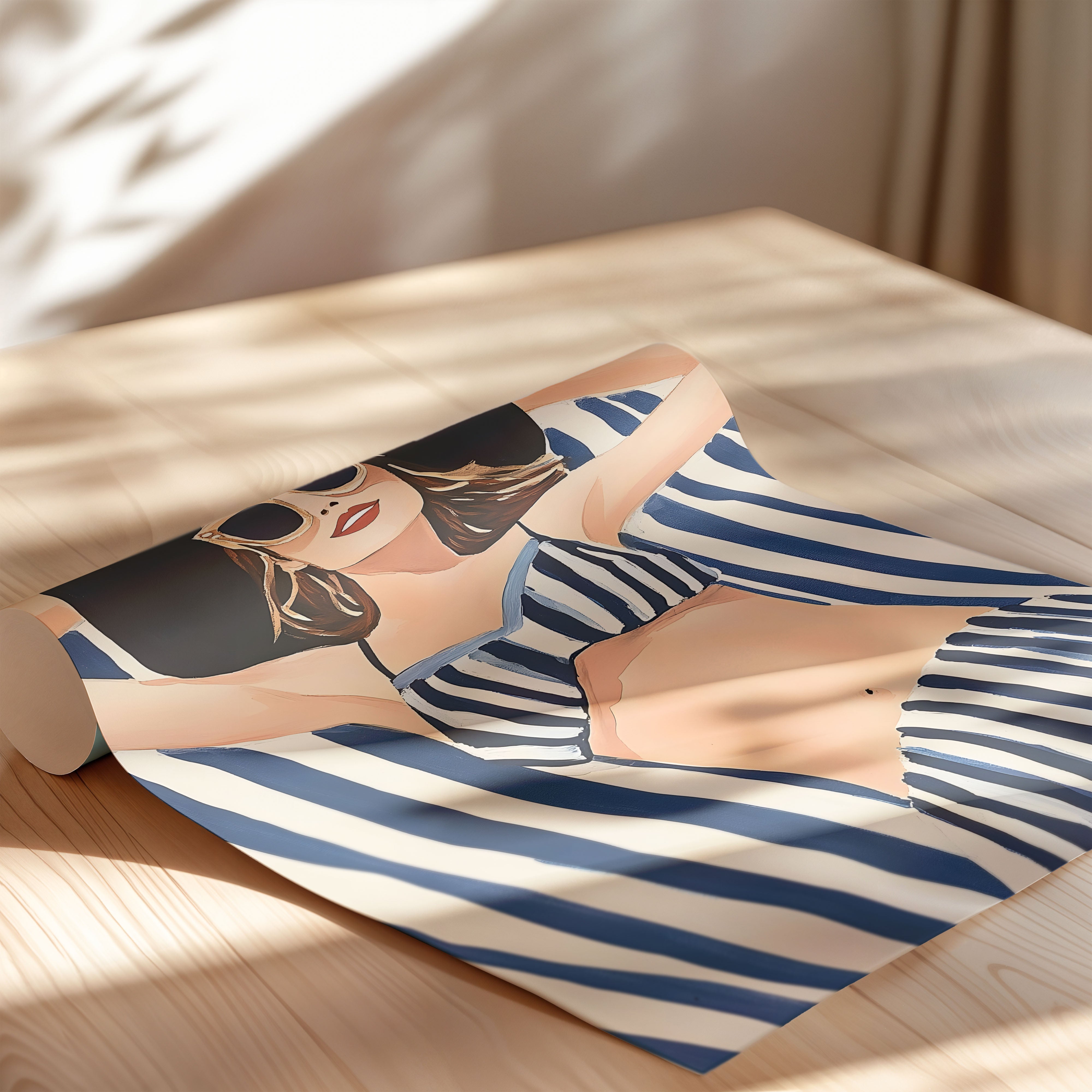 Seaside Striped Escape