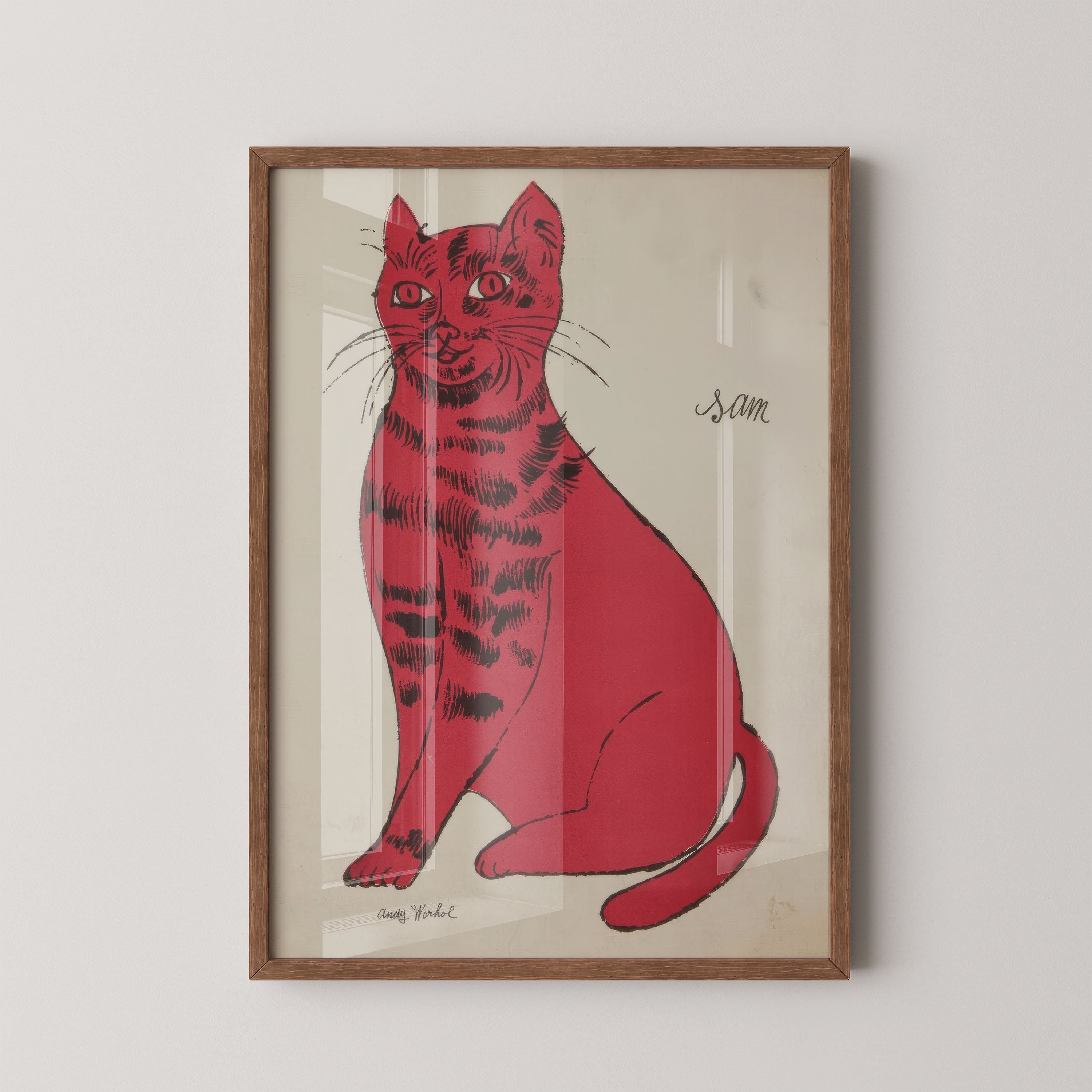 Crimson Vintage Cat