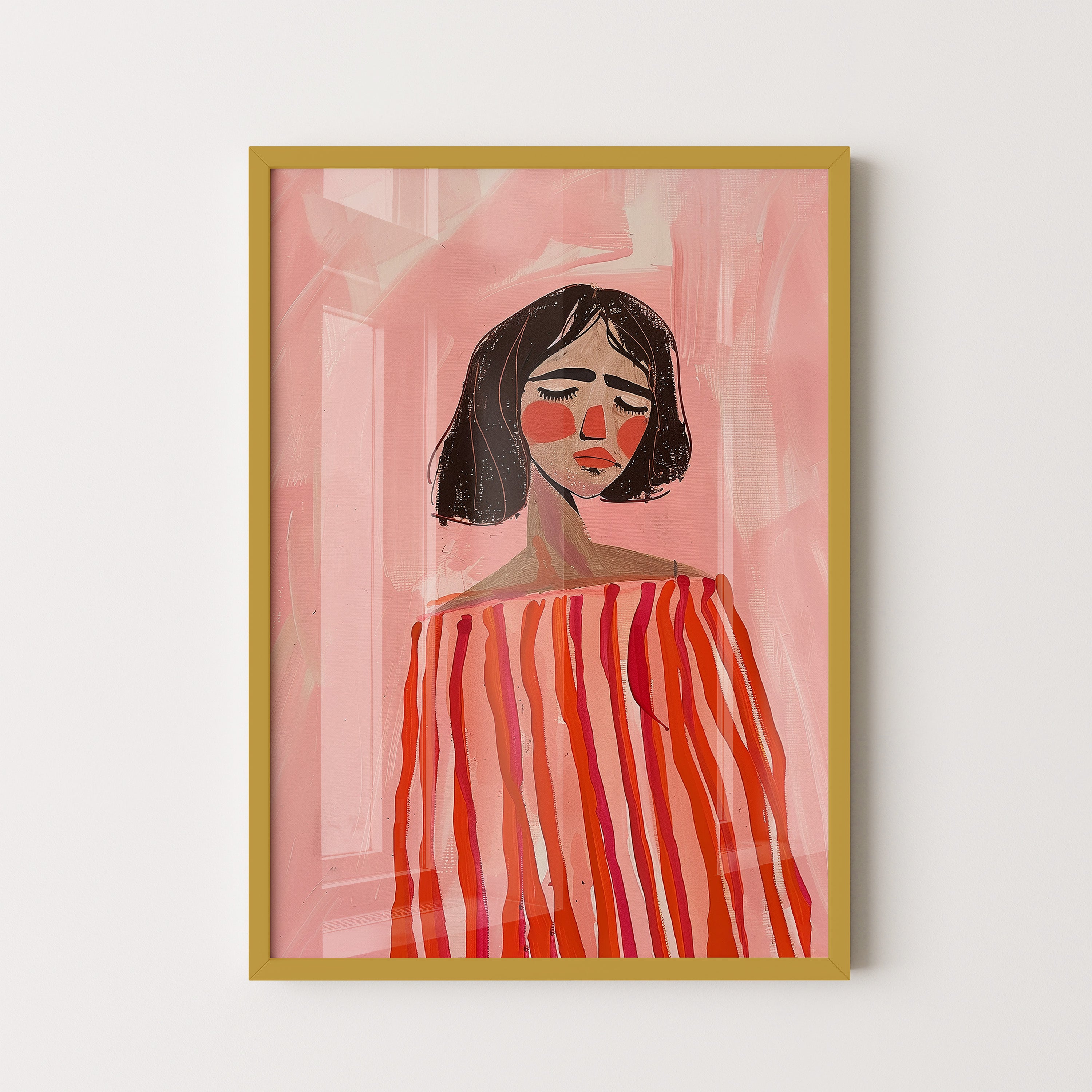 Rosy Silence Portrait