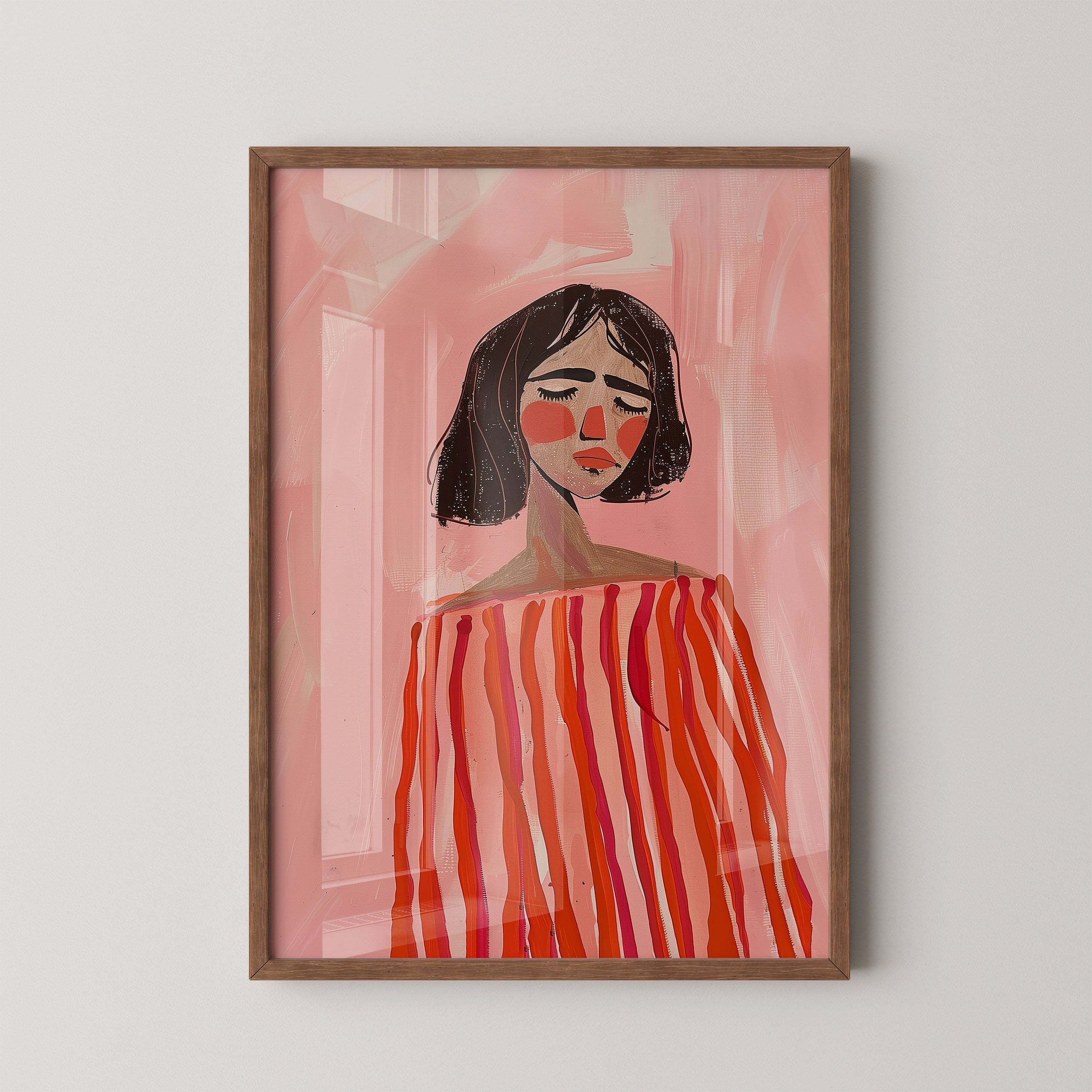 Rosy Silence Portrait