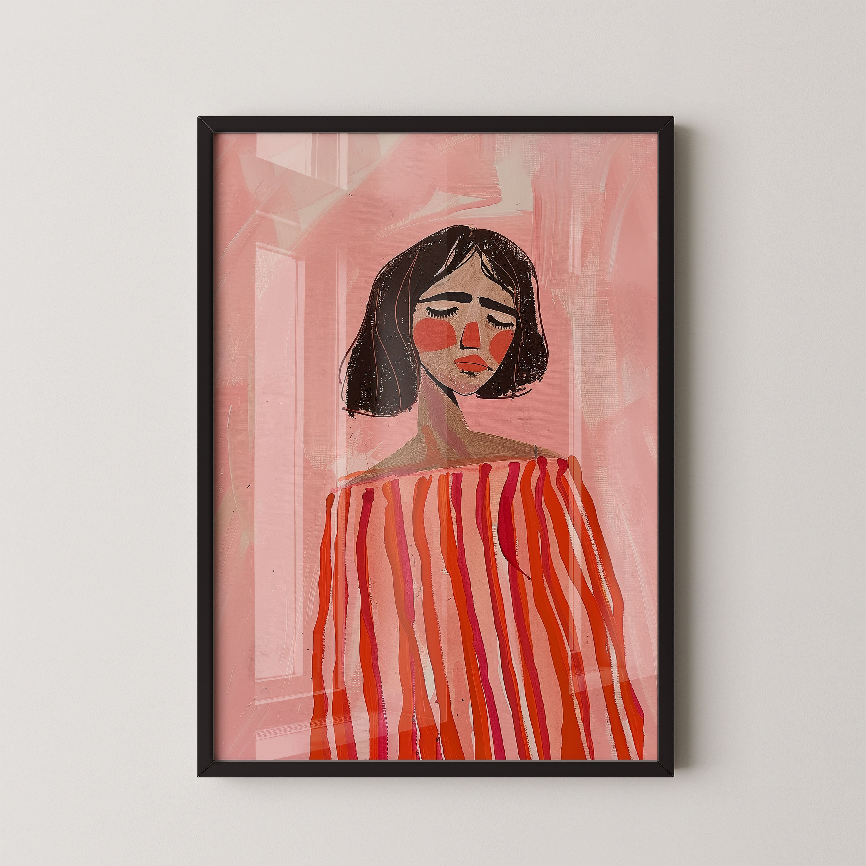 Rosy Silence Portrait