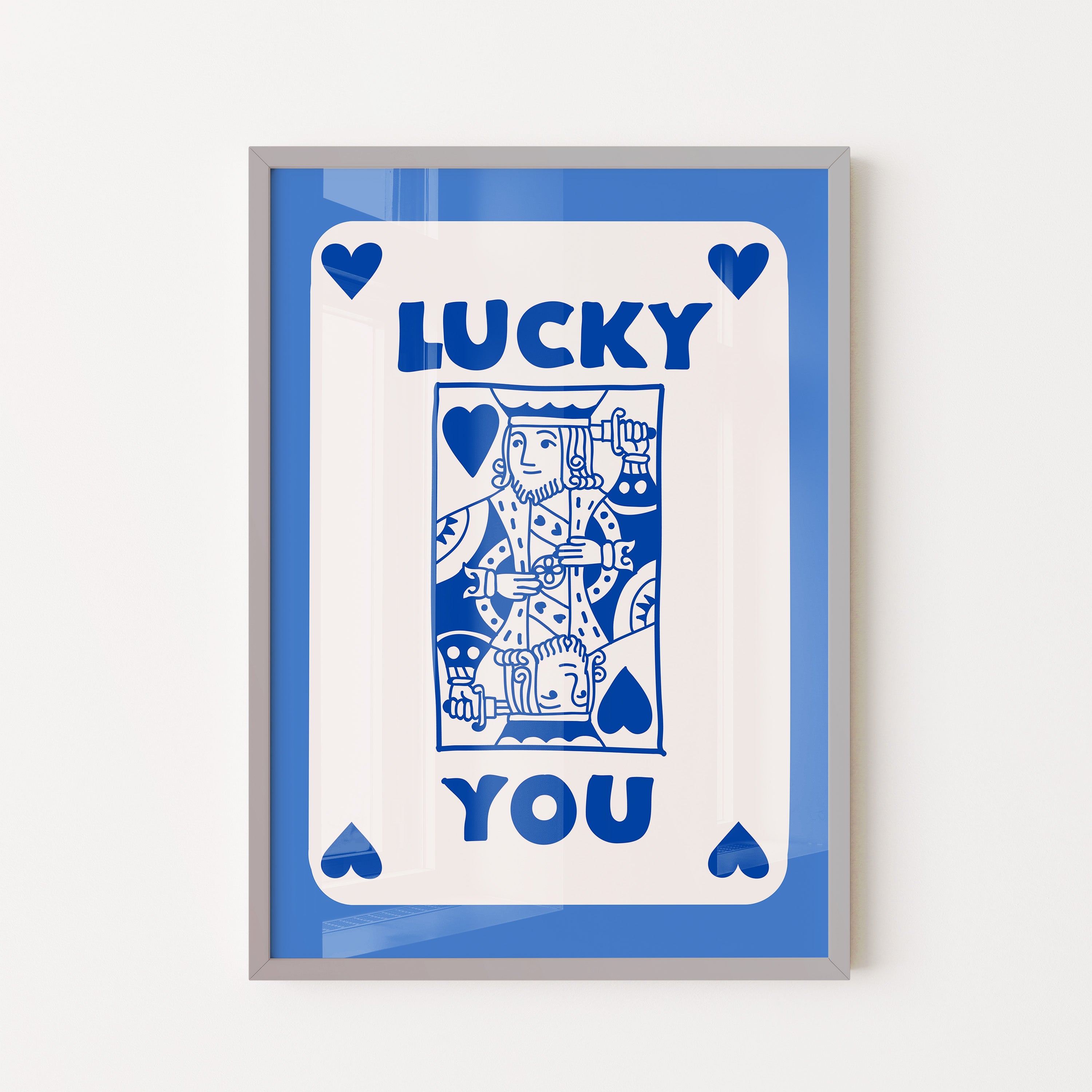 Blue hearted King Luck