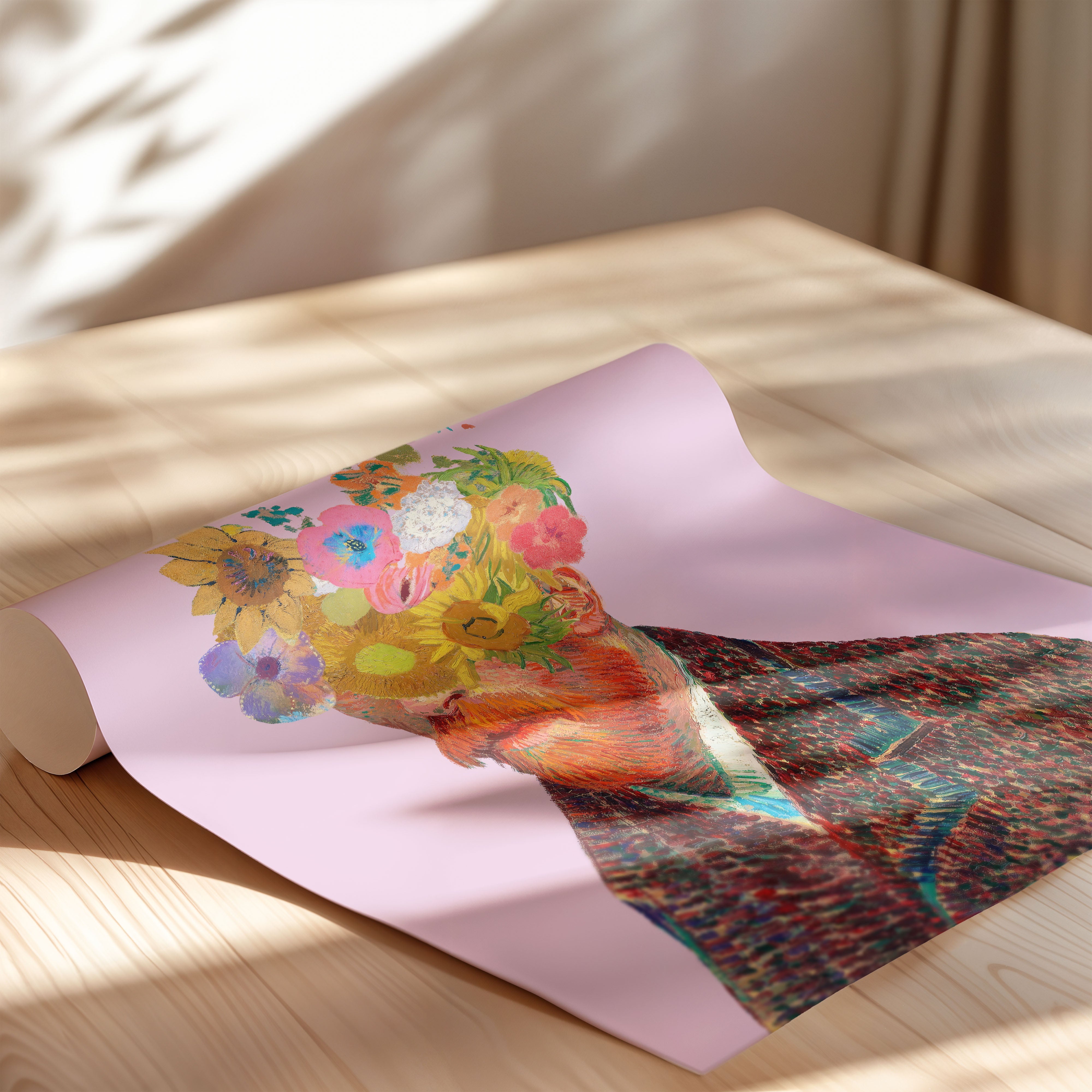 Blooming mind – floral reinterpretation of Van Gogh