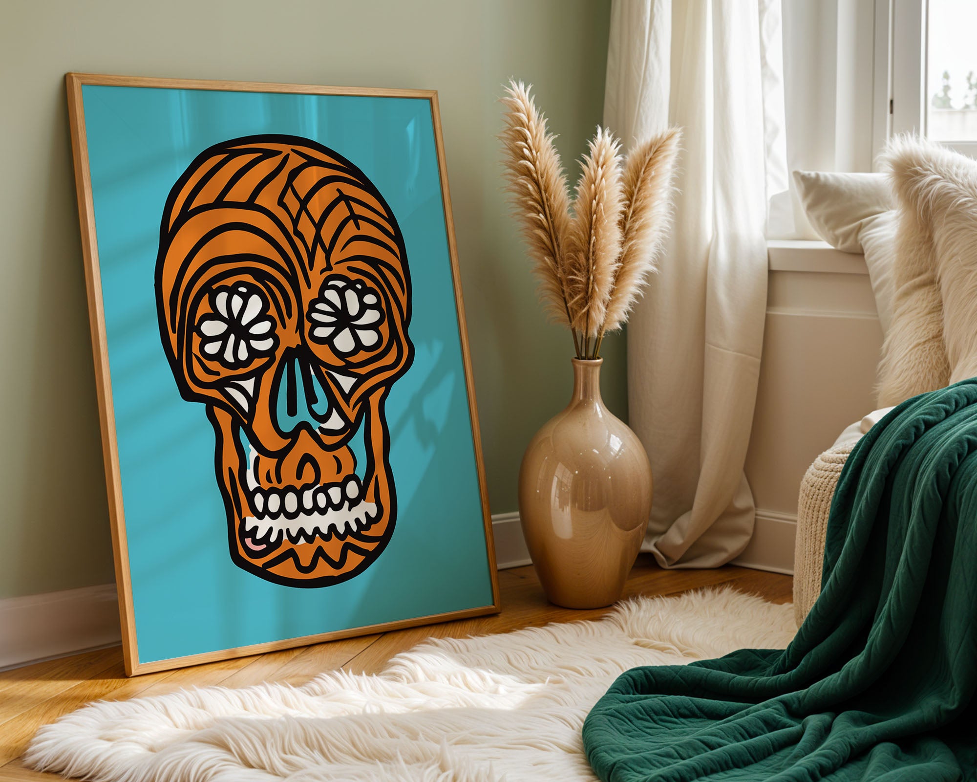 Day of Colors – Skull Art Print