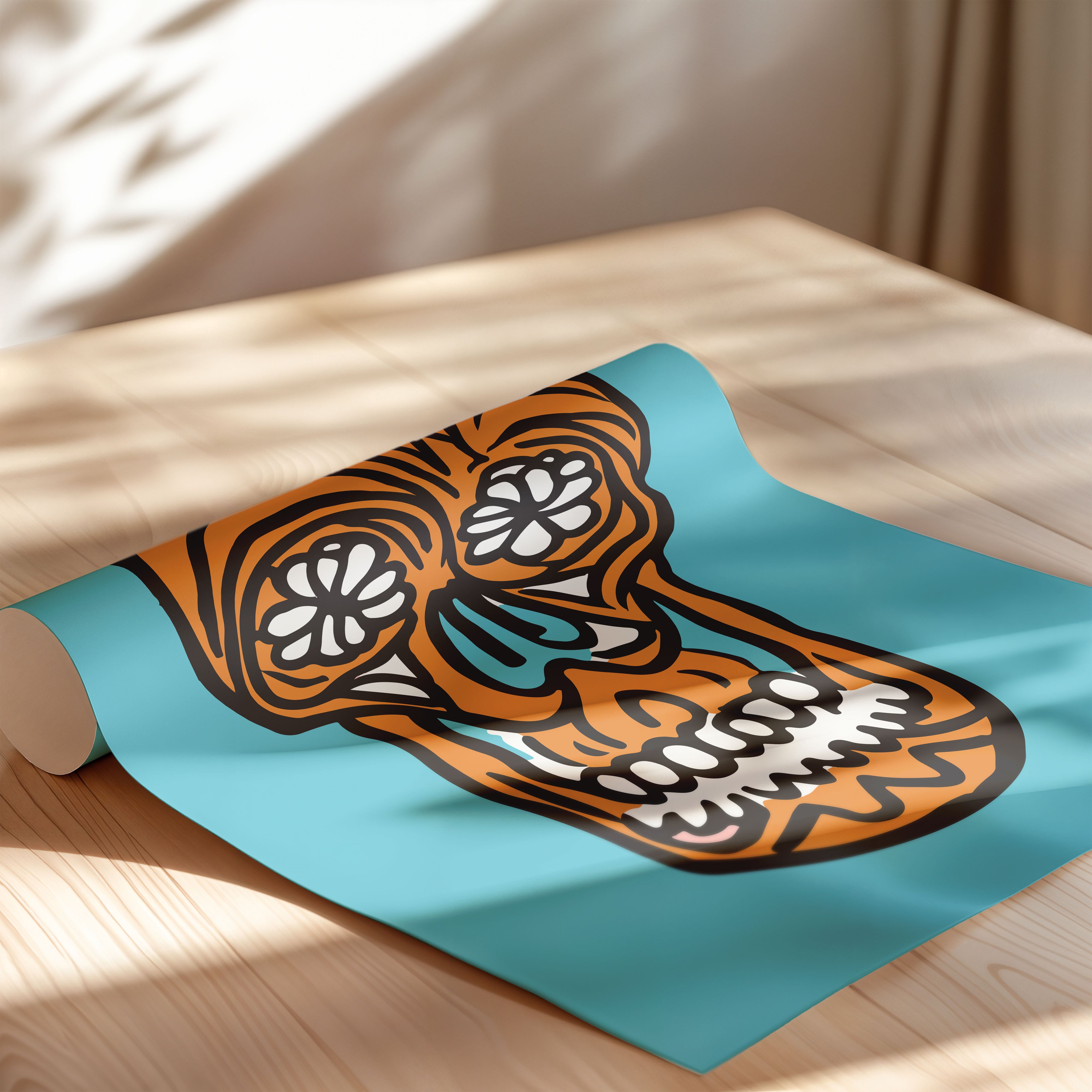 Day of Colors – Skull Art Print
