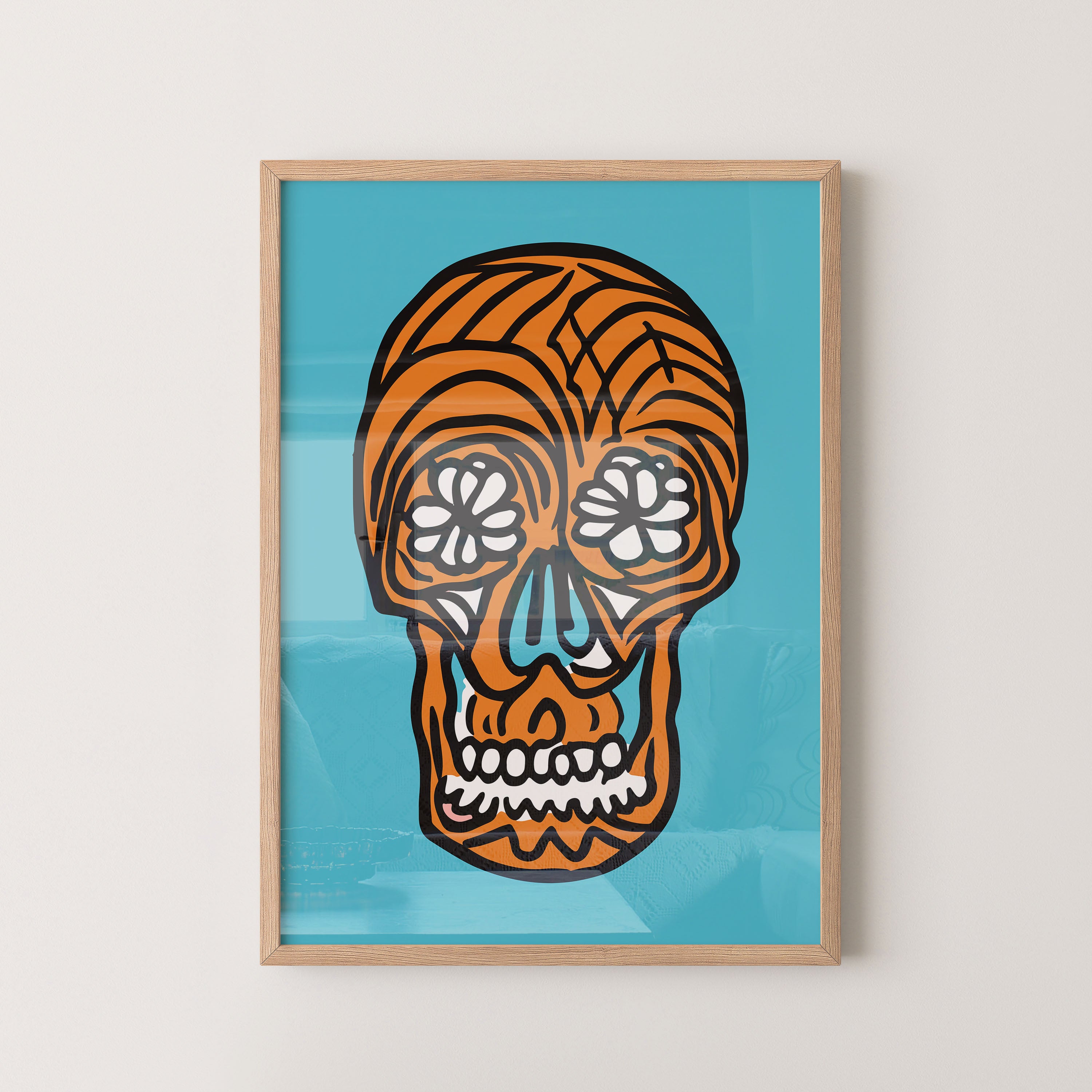 Day of Colors – Skull Art Print