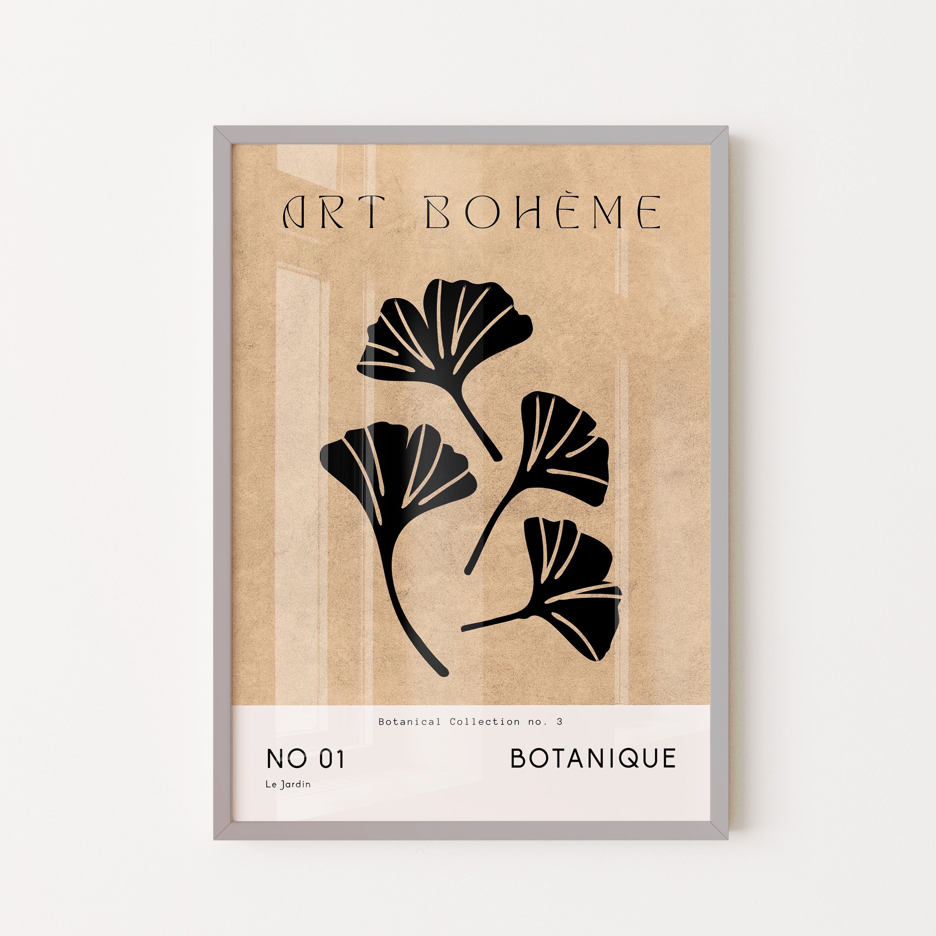 Ginkgo Botanical Silhouette