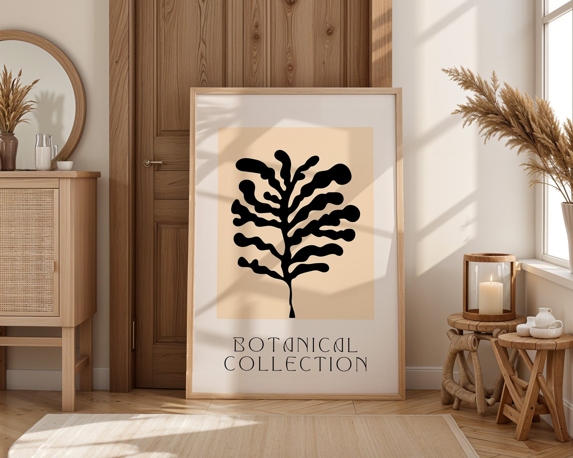 Abstract Botanical Branch