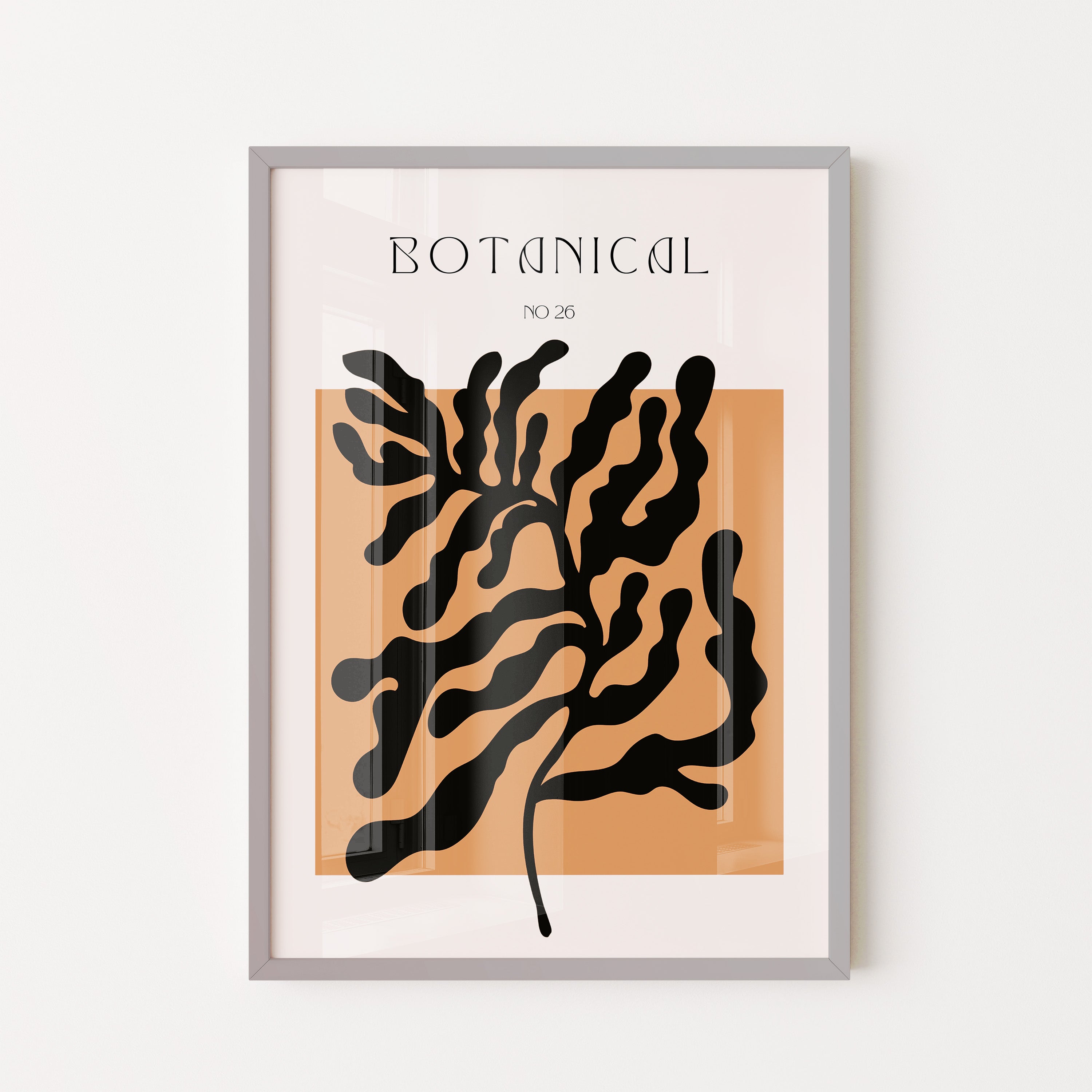 Botanical Abstract Leaf