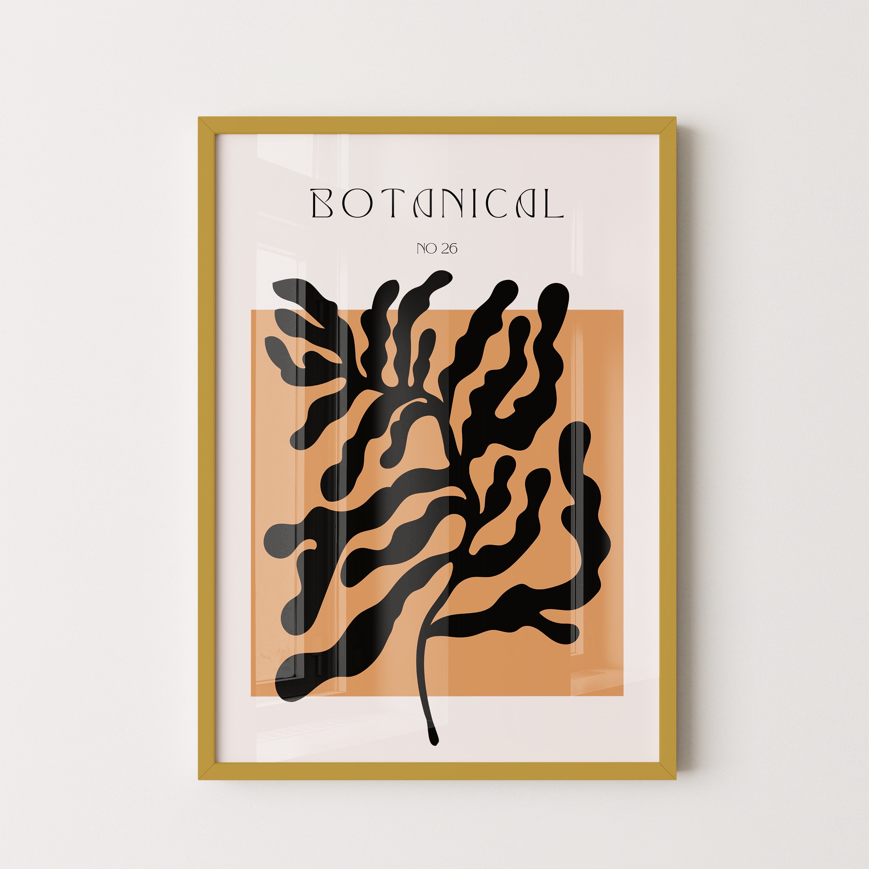 Botanical Abstract Leaf