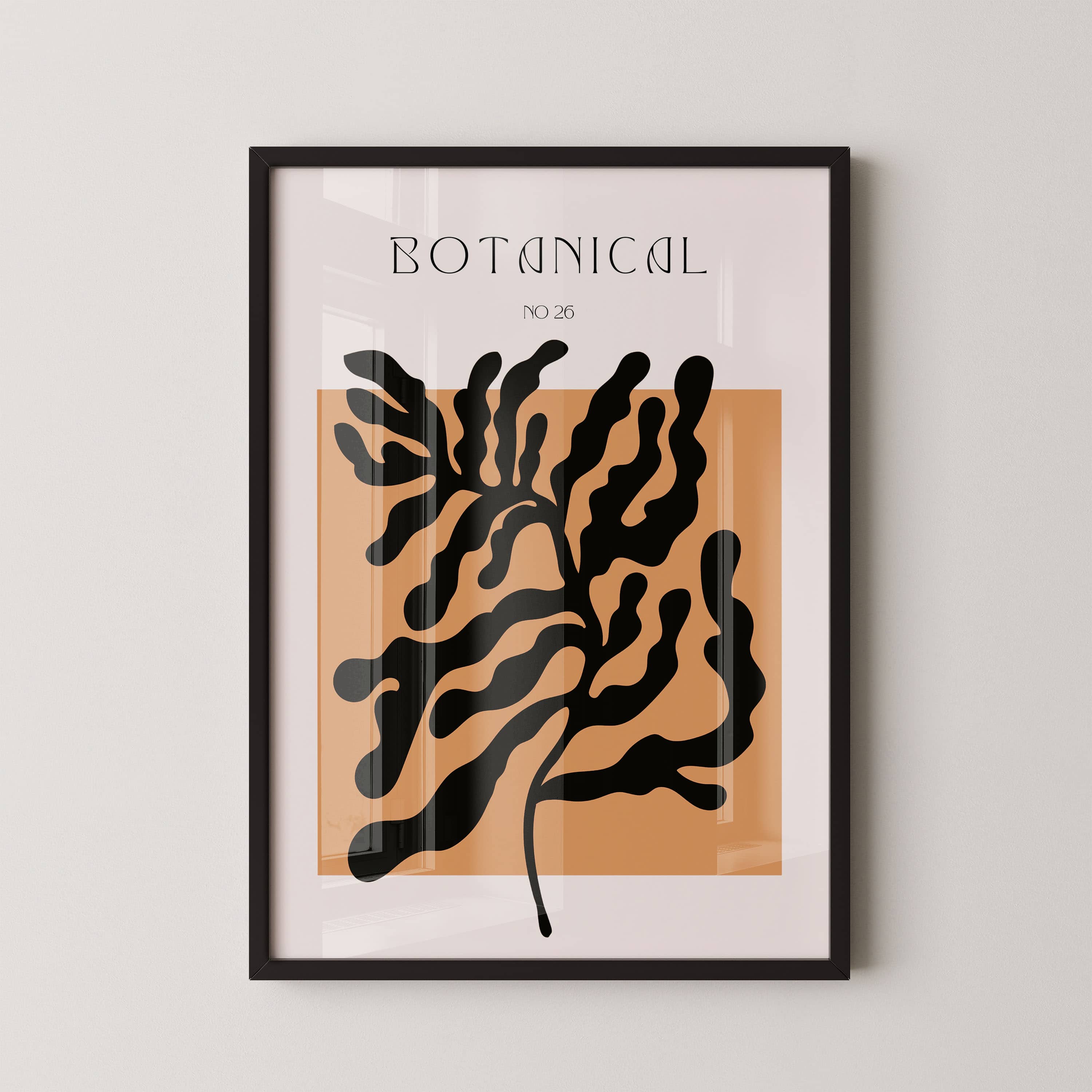 Botanical Abstract Leaf
