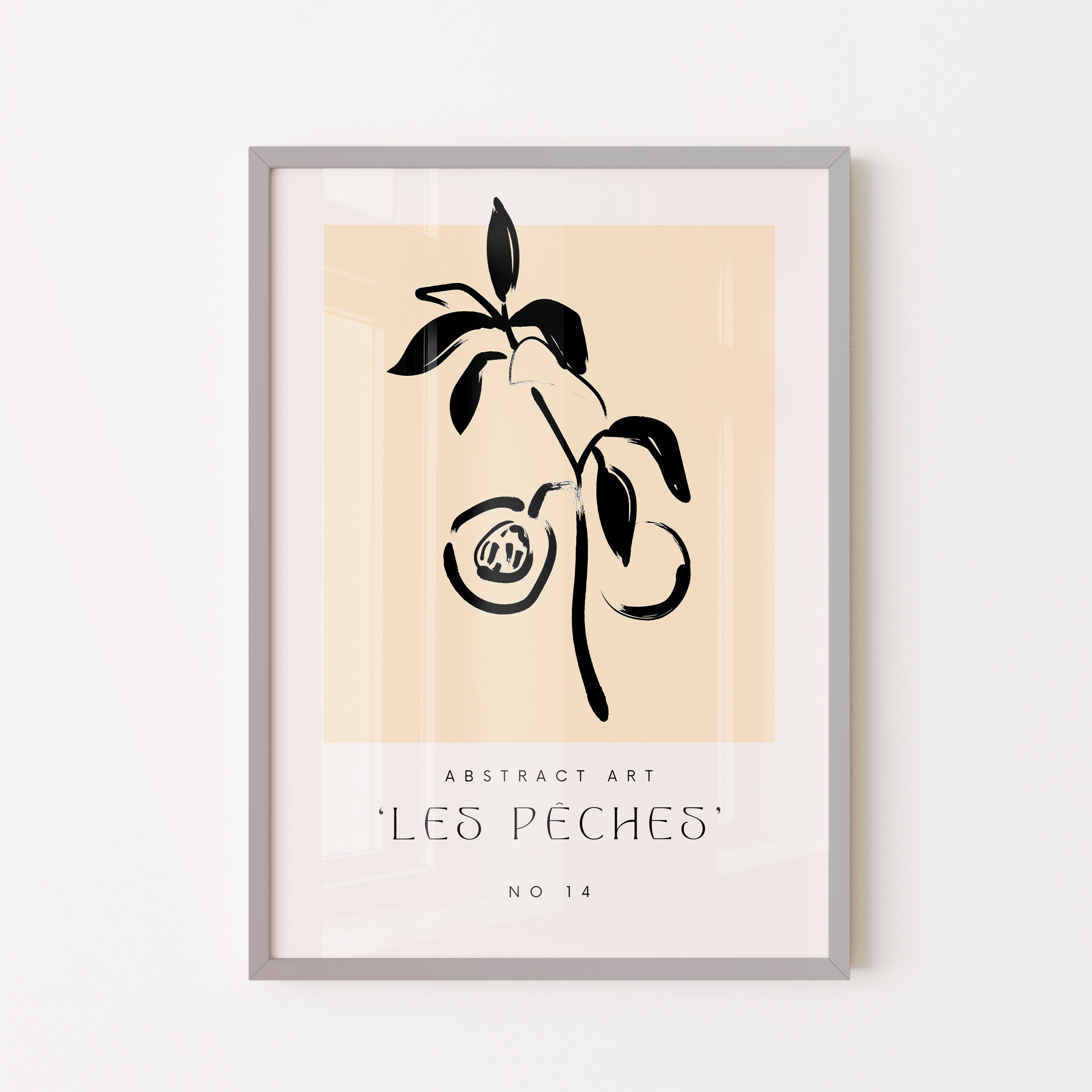 Peach Botanical Sketch