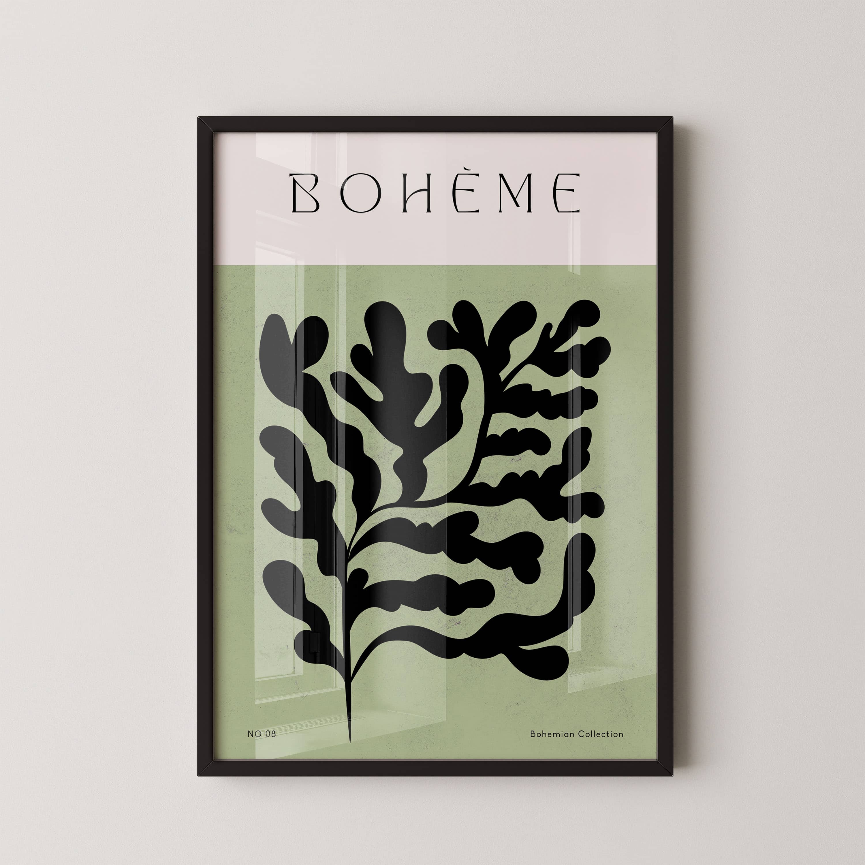 Organic Leaf Silhouette