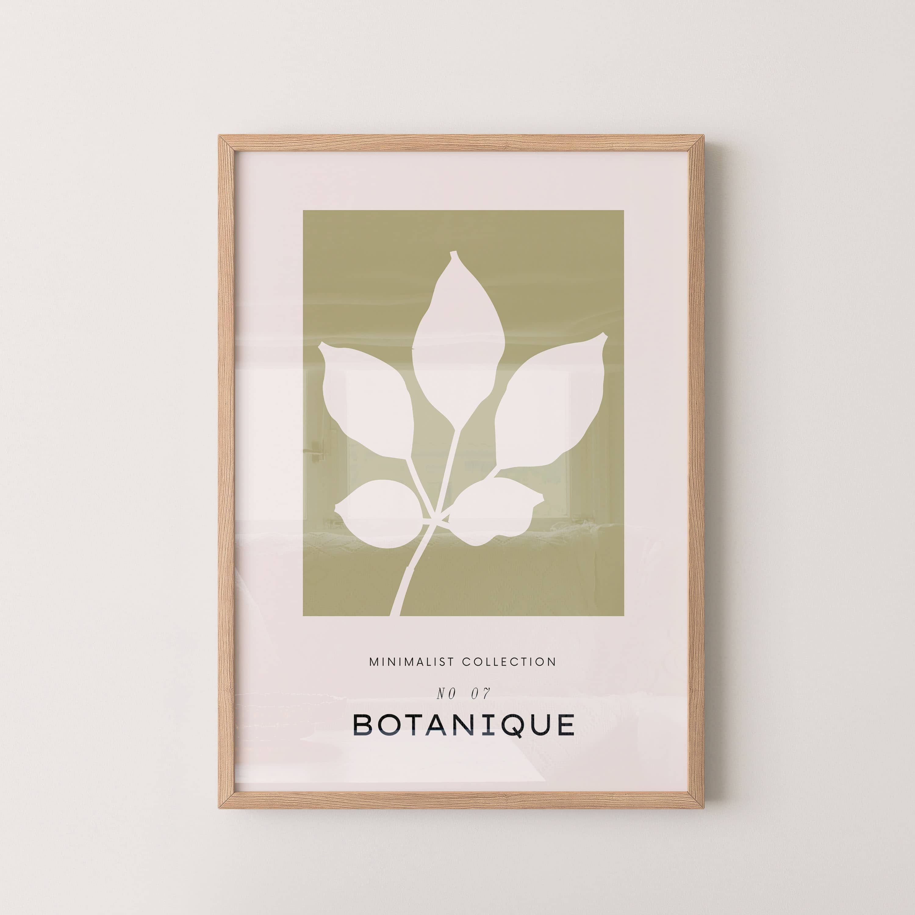 Botanical Leaf Silhouette