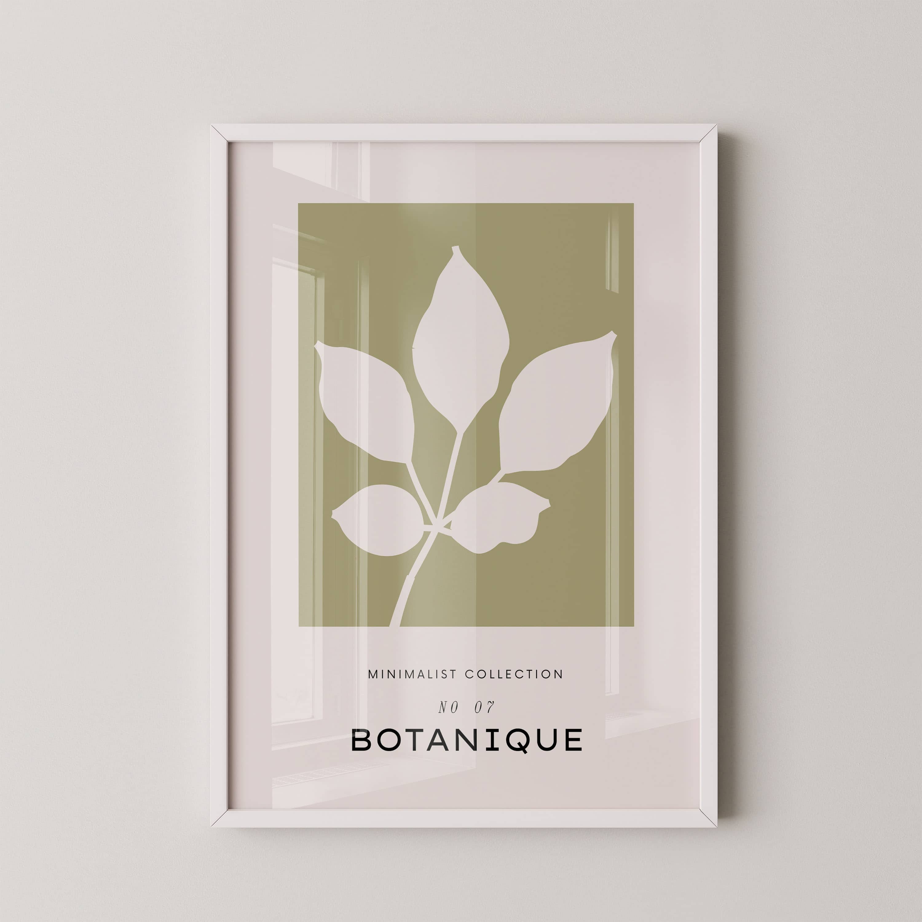 Botanical Leaf Silhouette