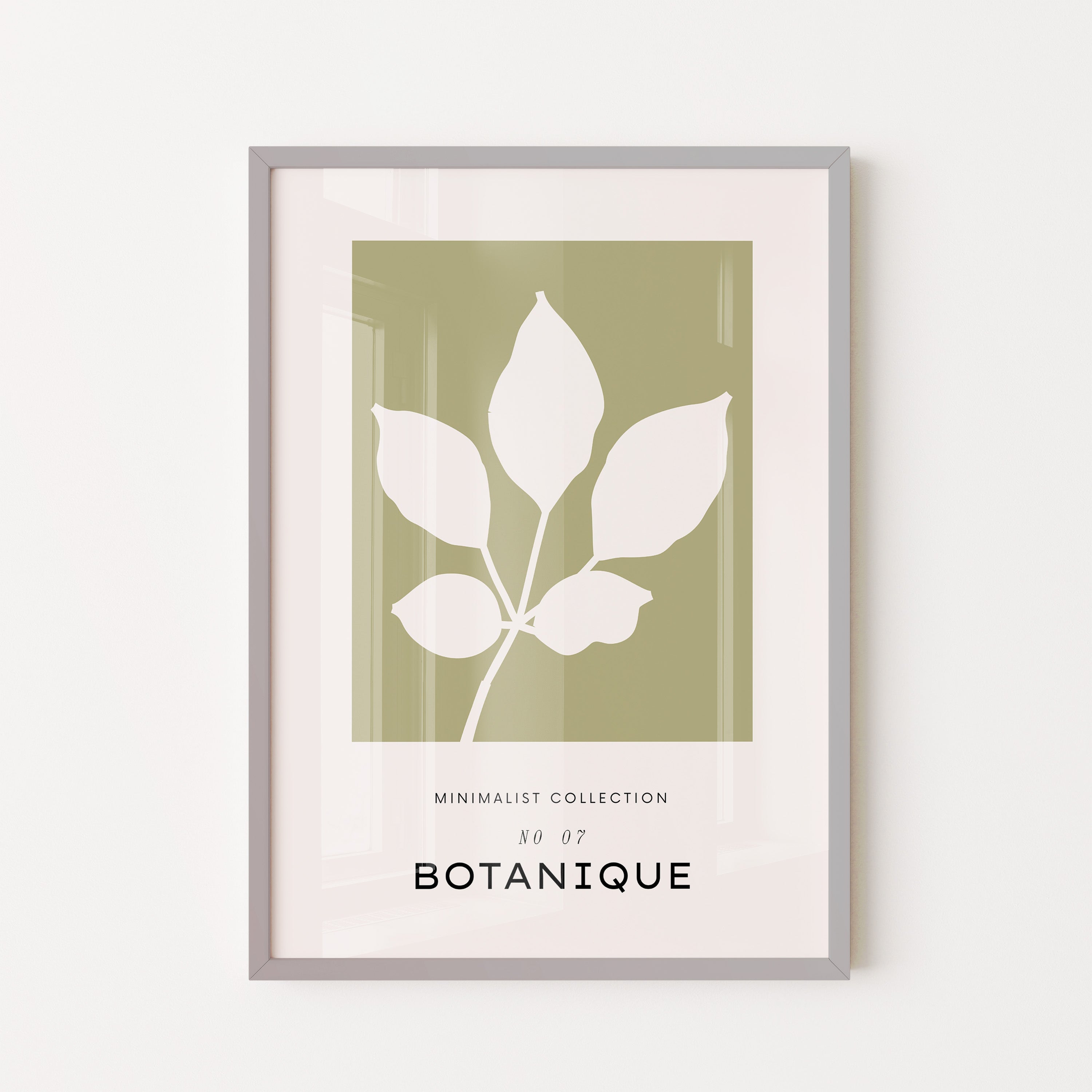 Botanical Leaf Silhouette