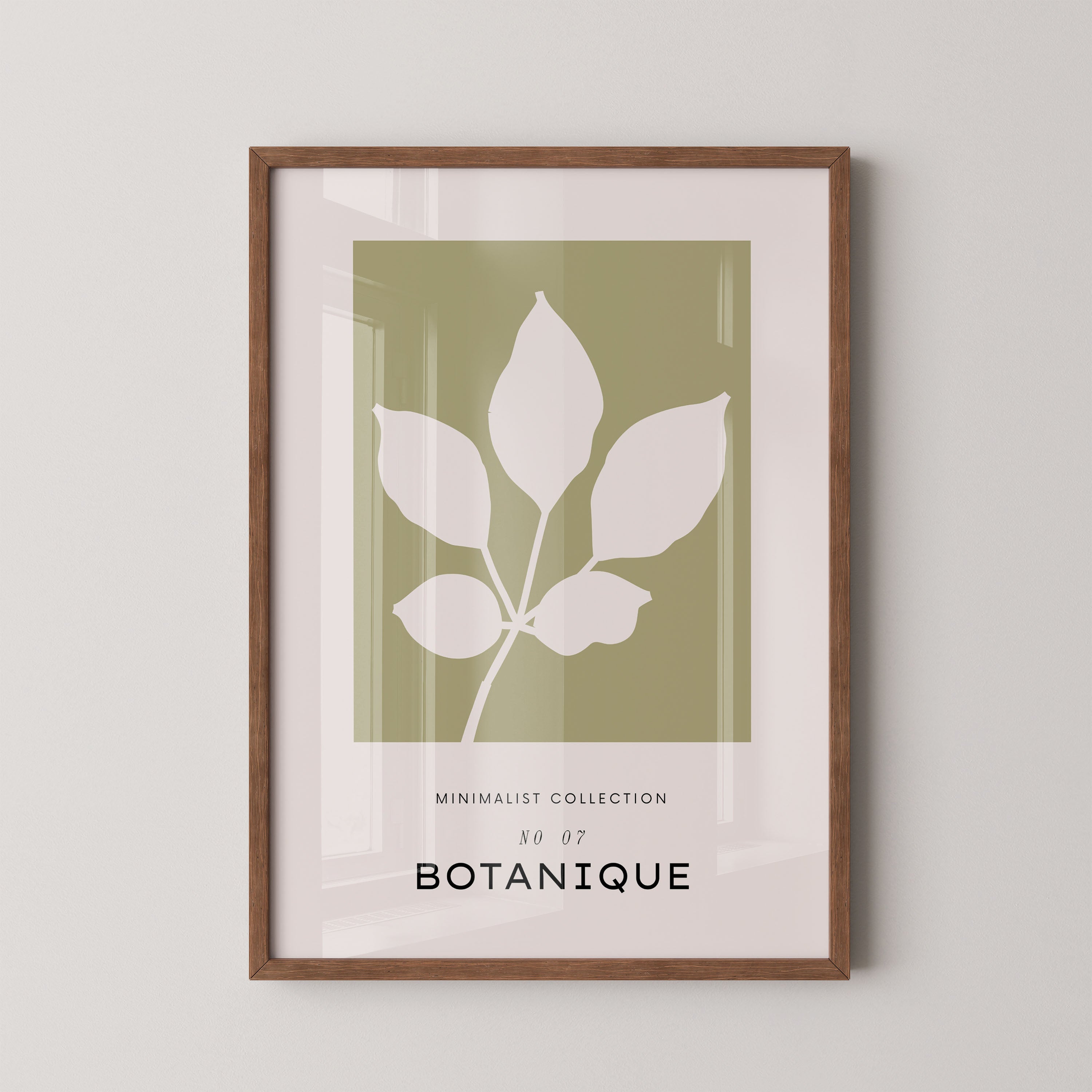 Botanical Leaf Silhouette