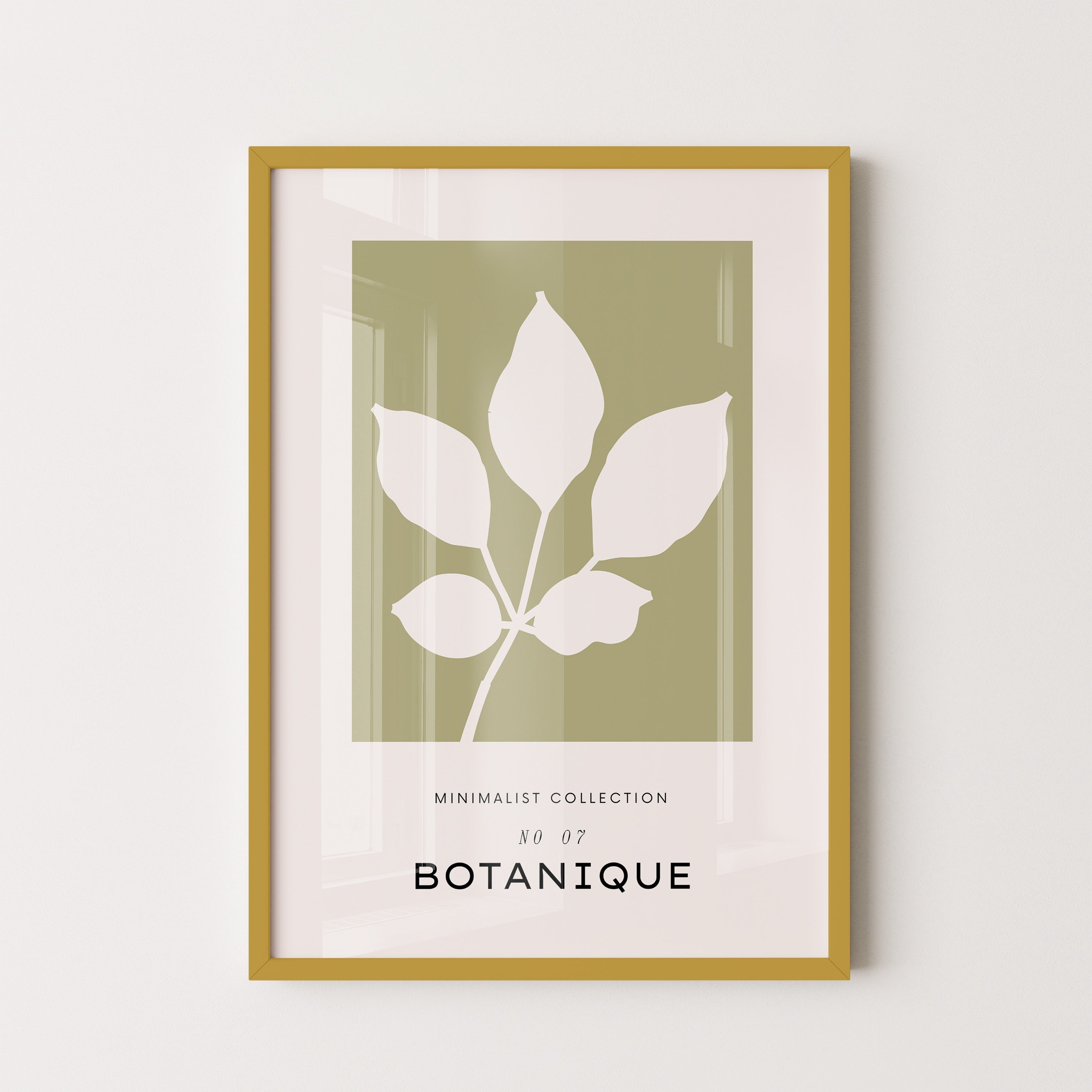 Botanical Leaf Silhouette