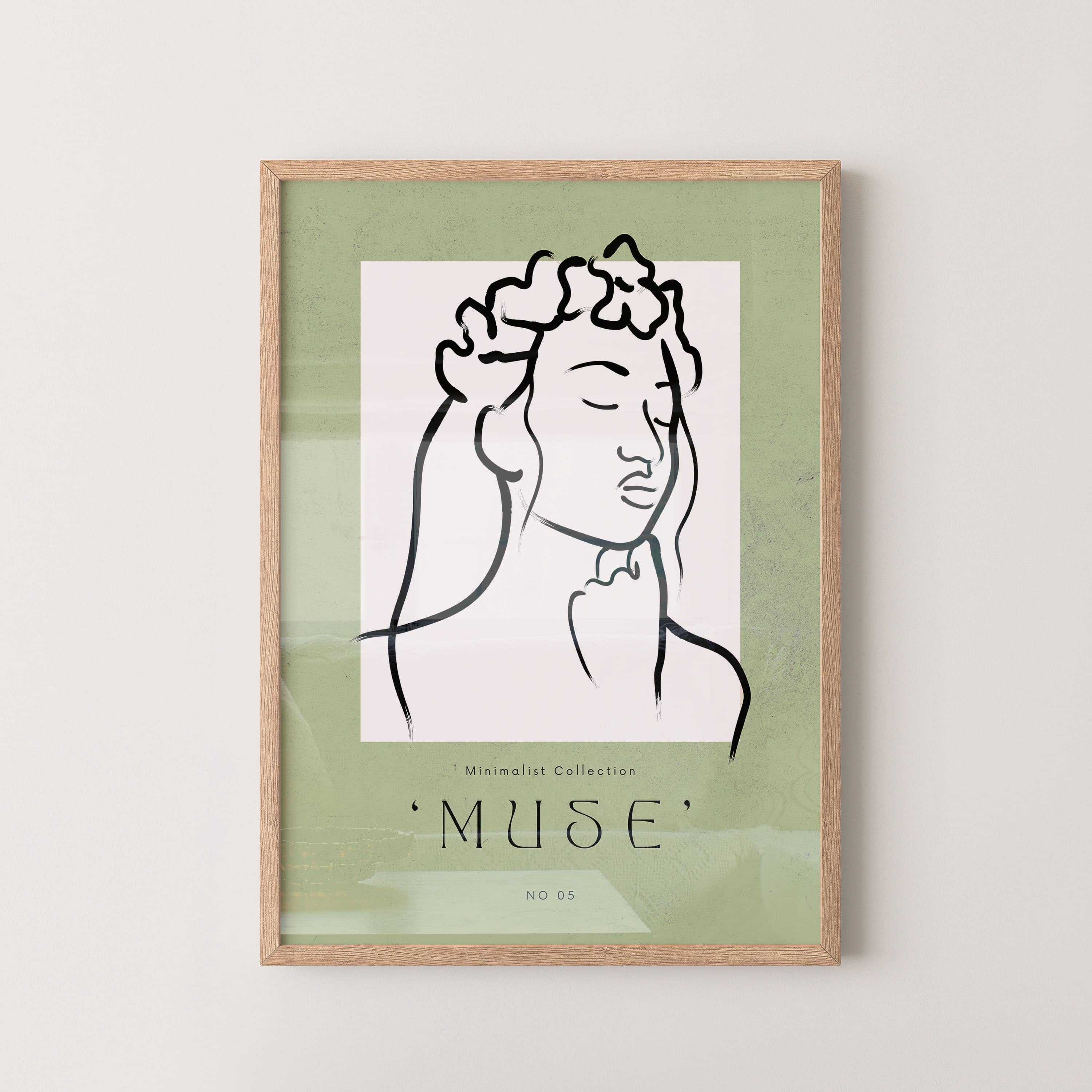 Floral Muse Portrait