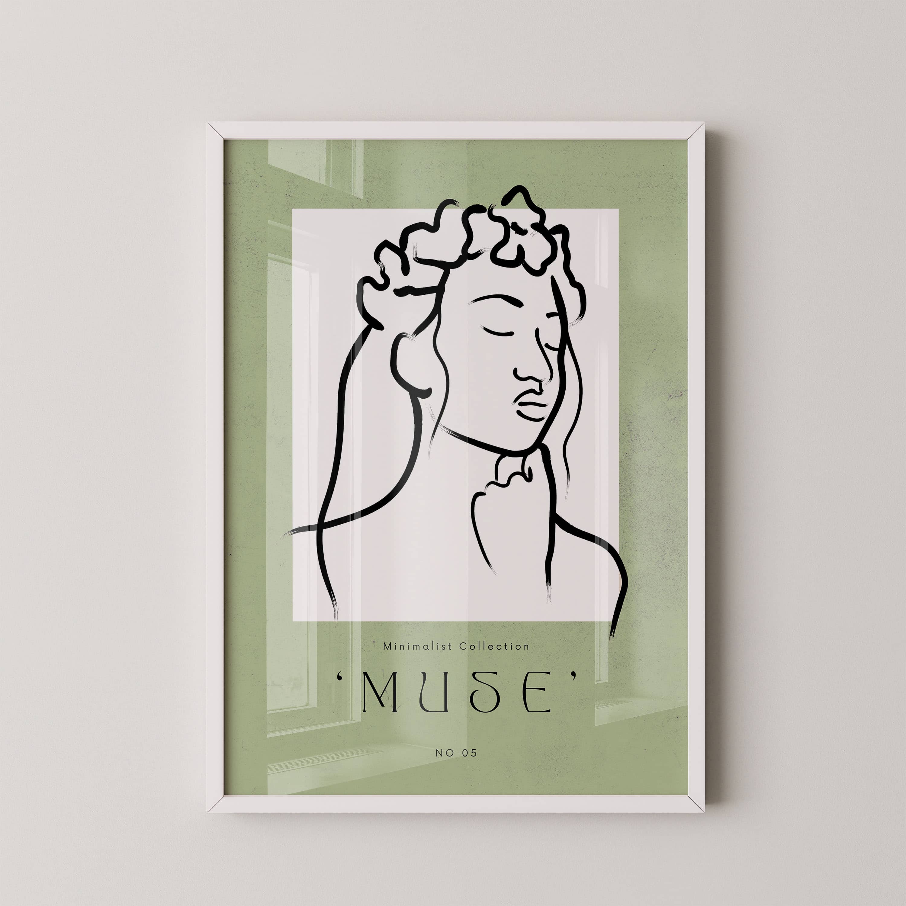 Floral Muse Portrait