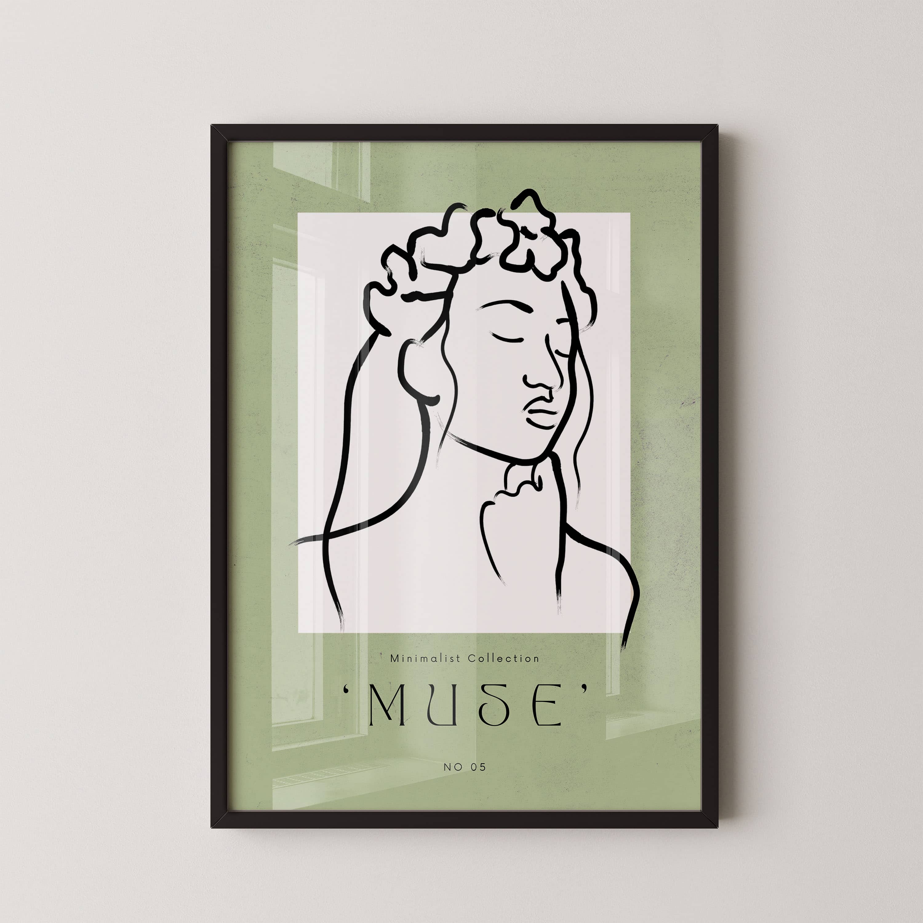 Floral Muse Portrait