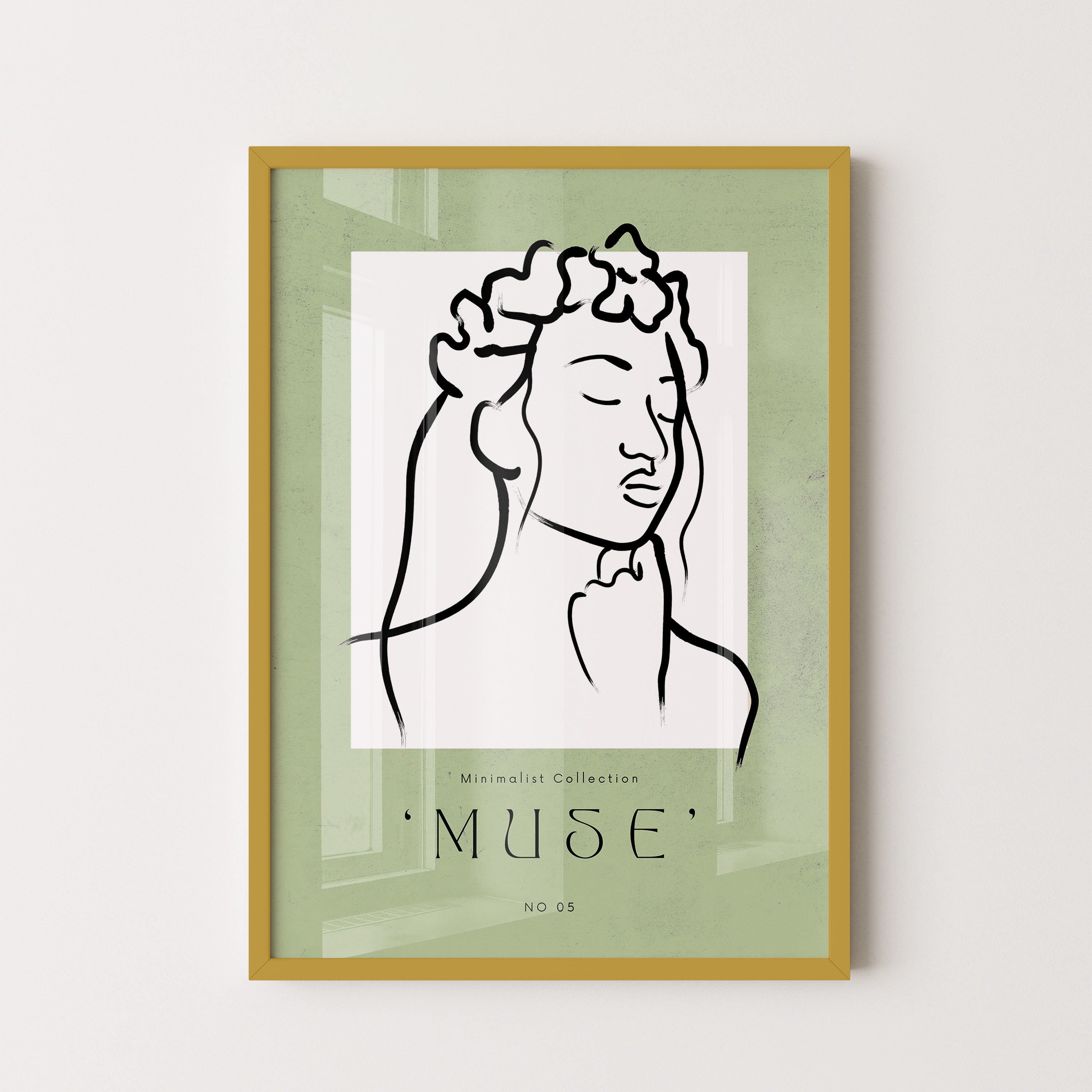Floral Muse Portrait