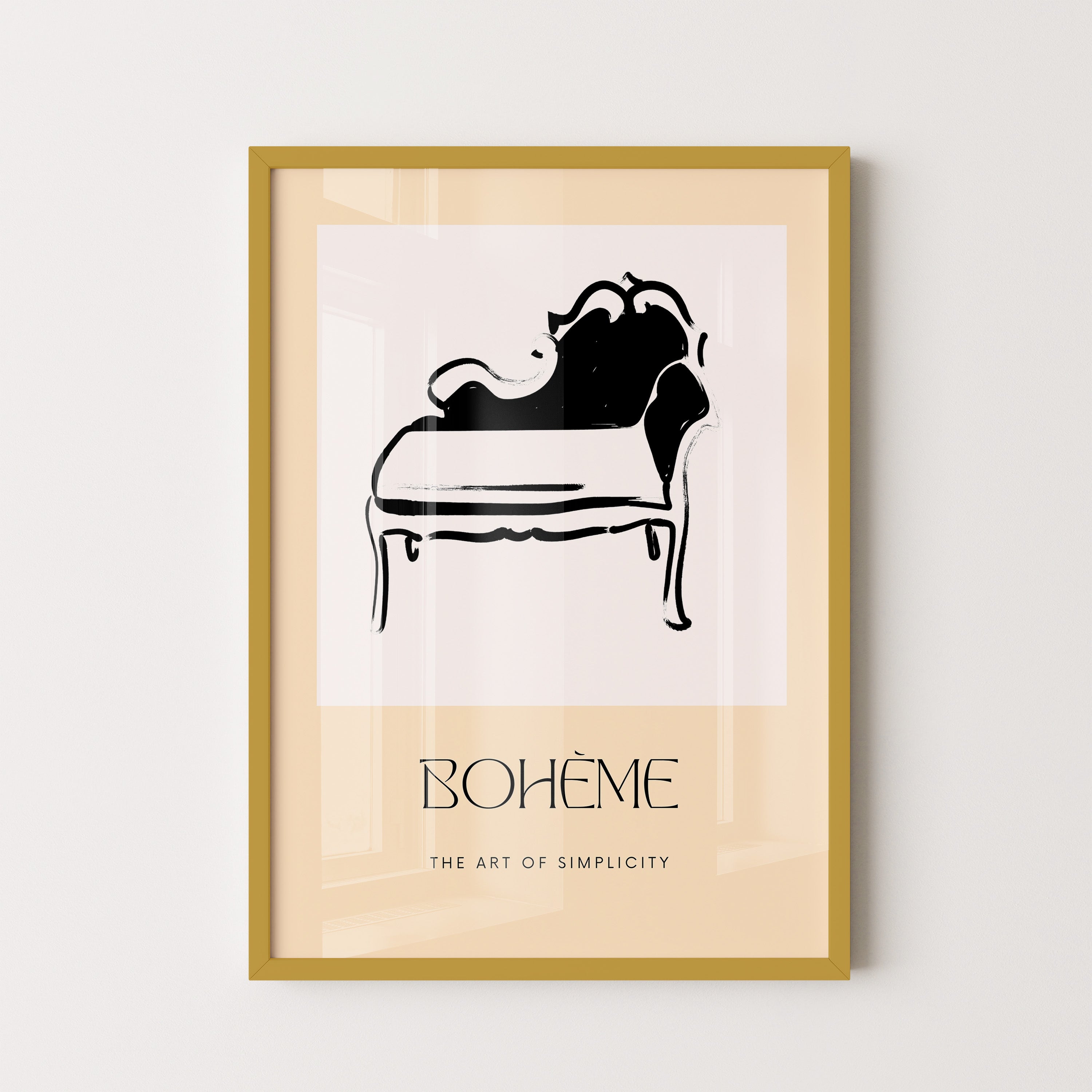 Vintage Sofa Sketch