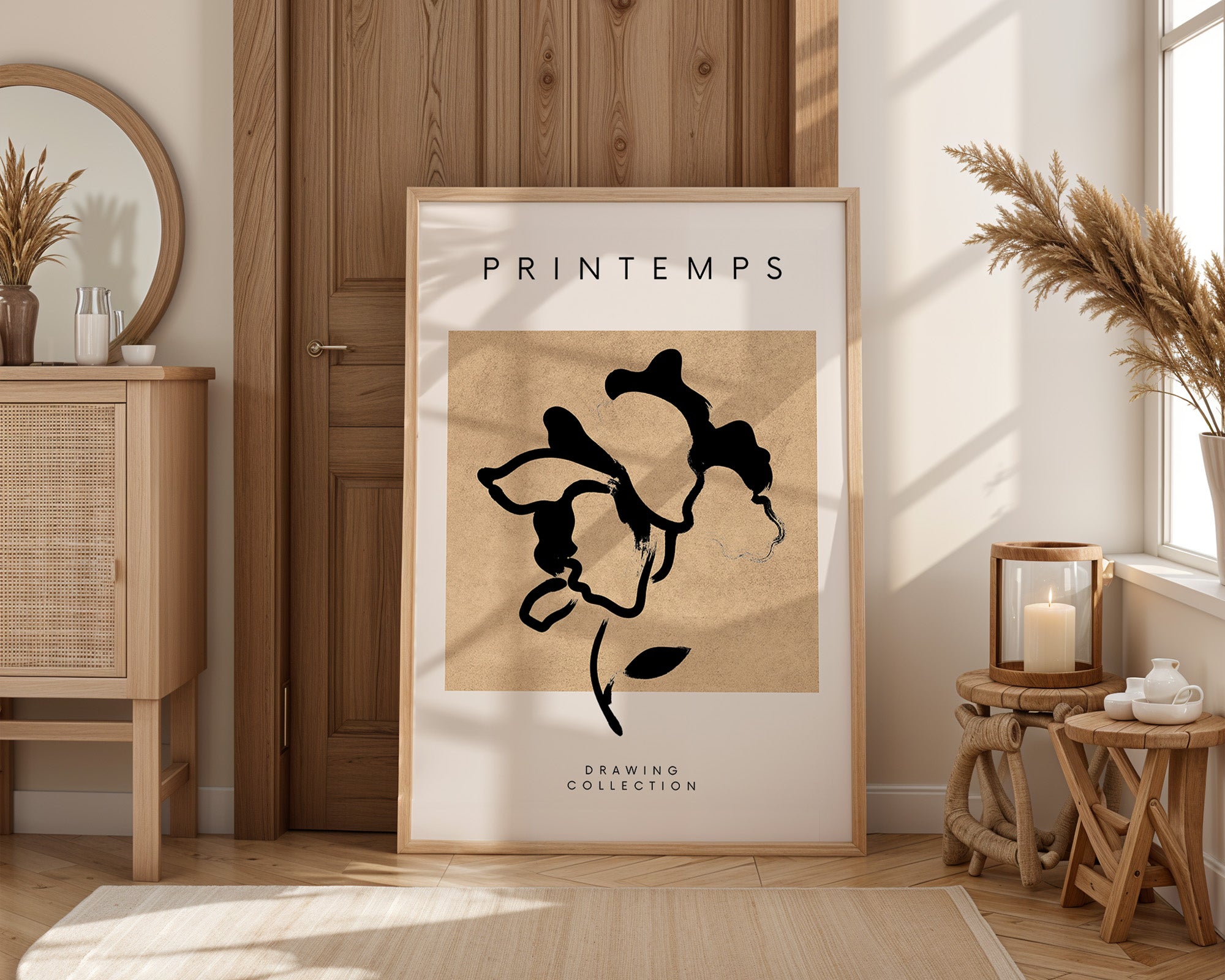 Printemps Floral Silhouette