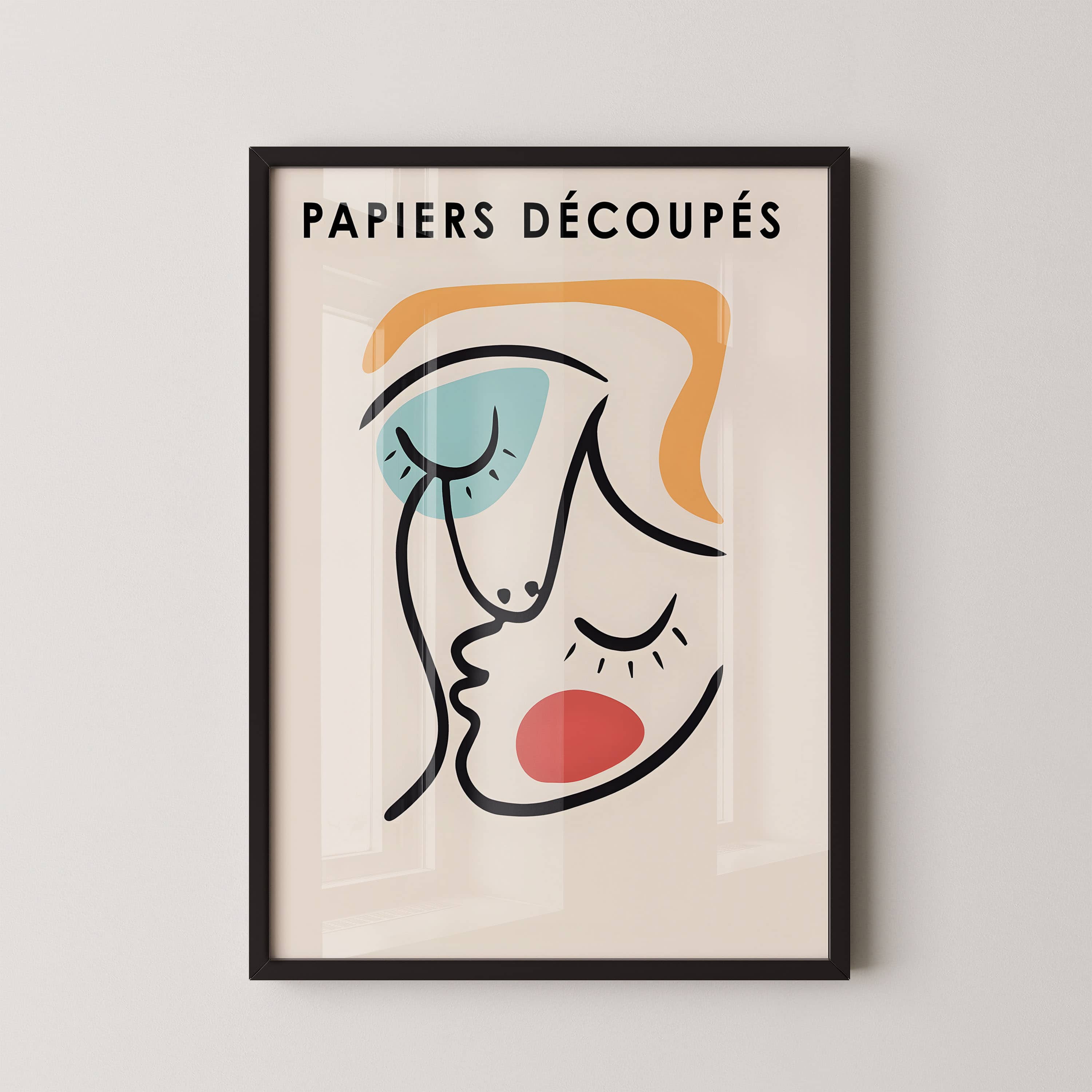 Papiers Découpés Face Study