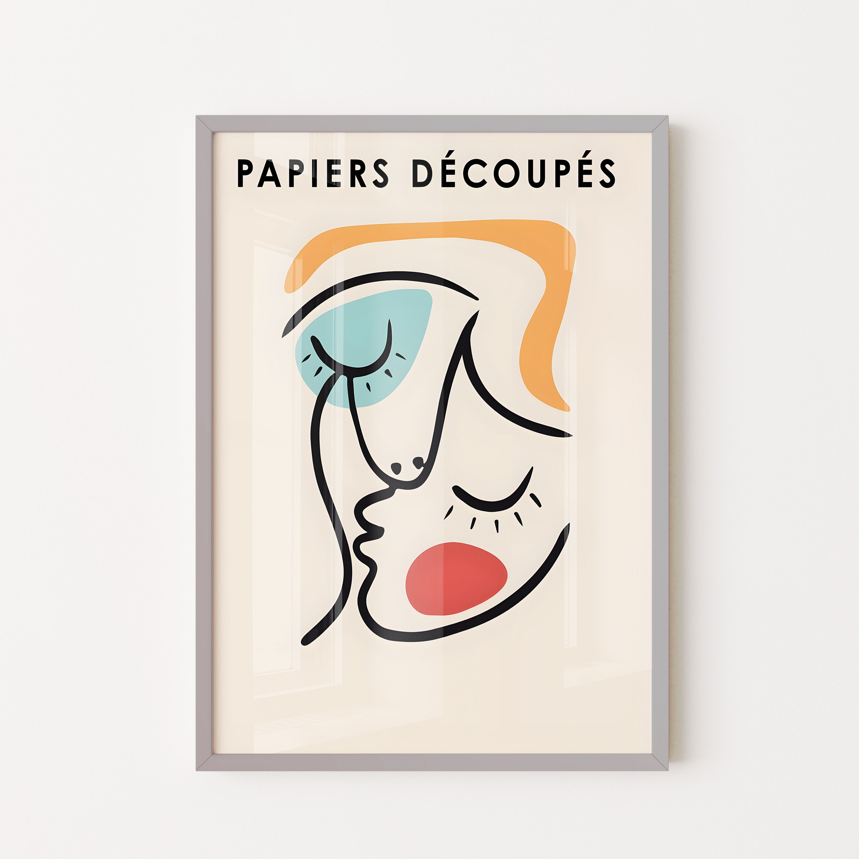 Papiers Découpés Face Study