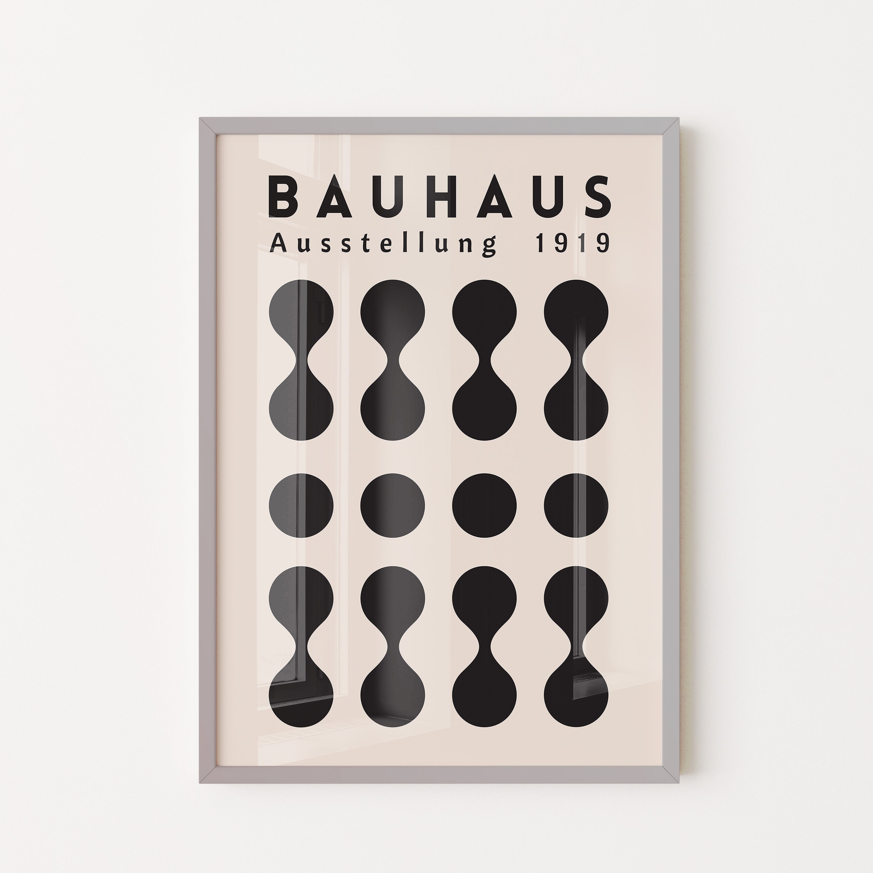 Bauhaus Black Minimal Geometry