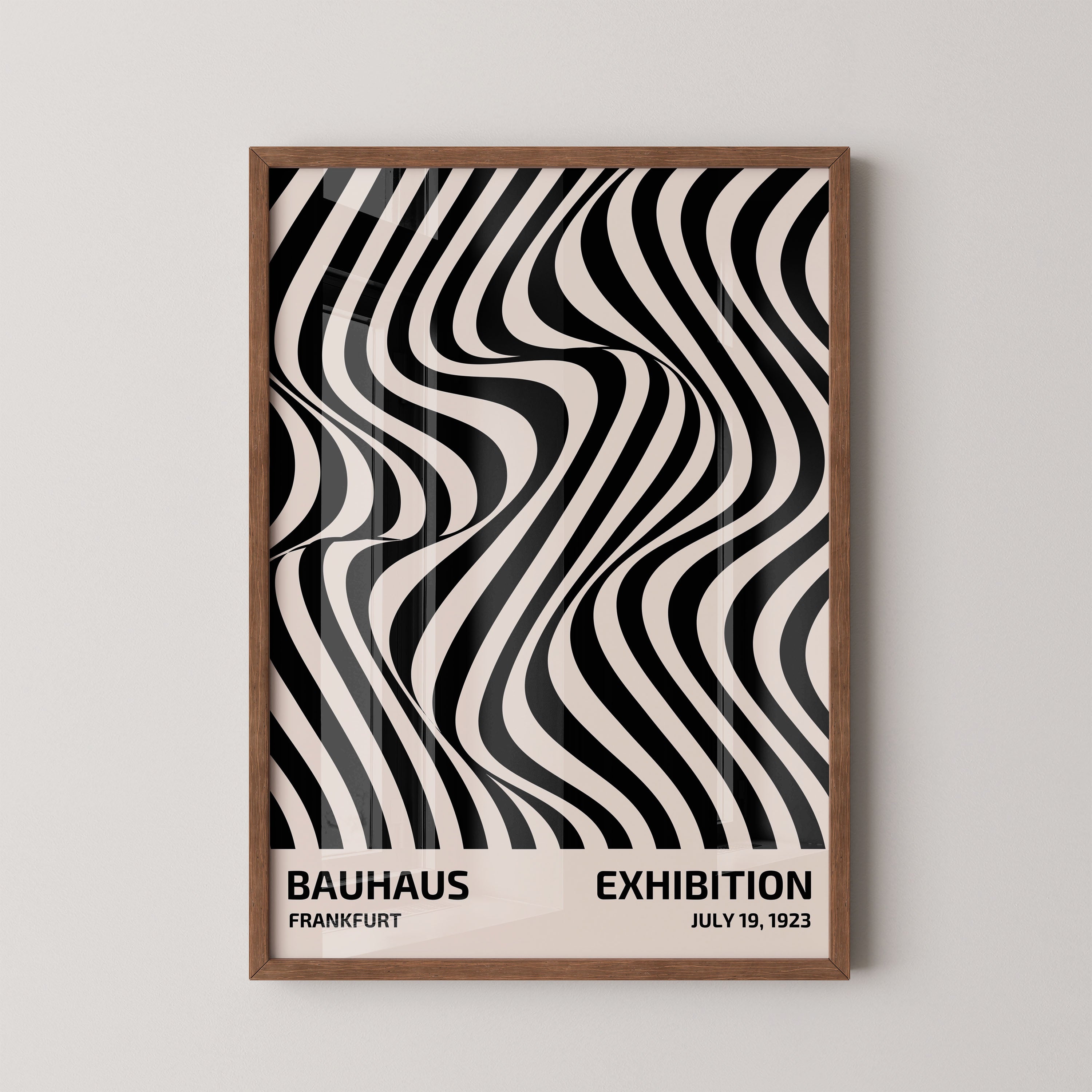 Bauhaus Wave Illusion Exhibition