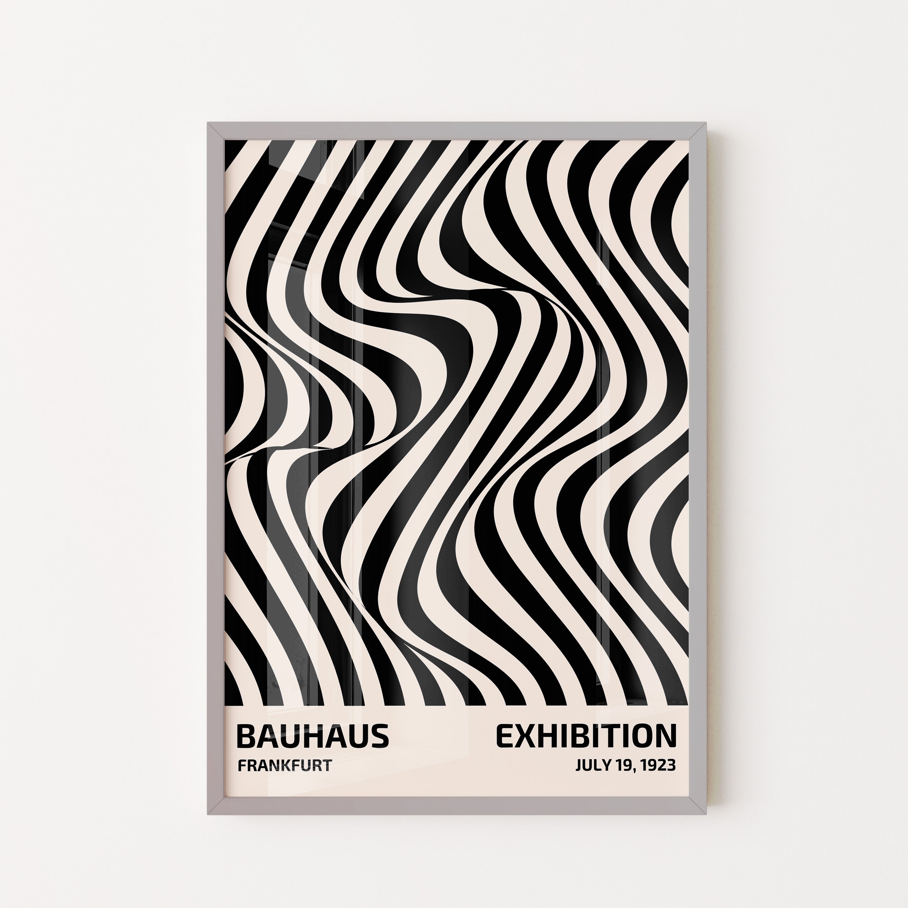 Bauhaus Wave Illusion Exhibition