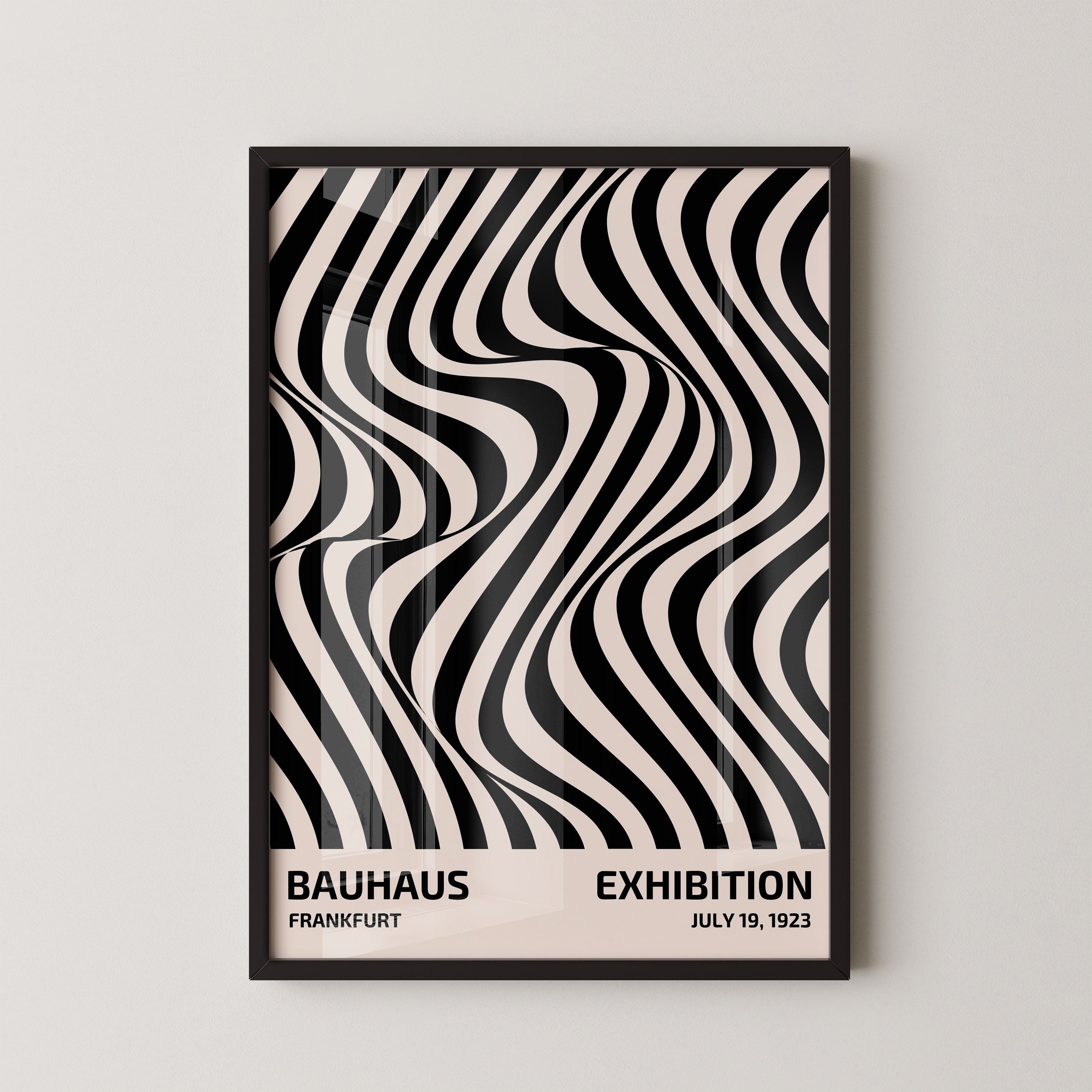 Bauhaus Wave Illusion Exhibition