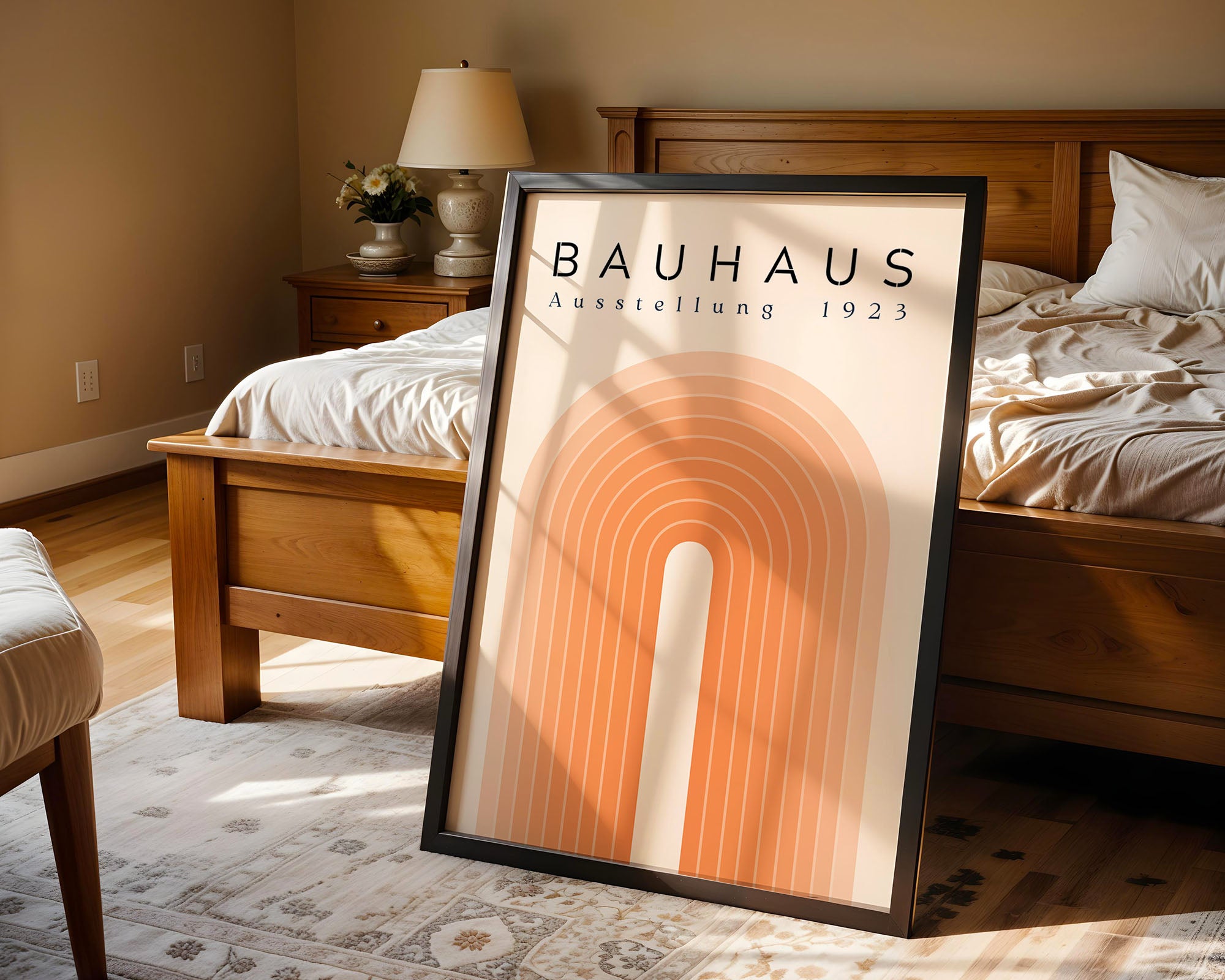 Bauhaus Radiant Arch In Warm Orange