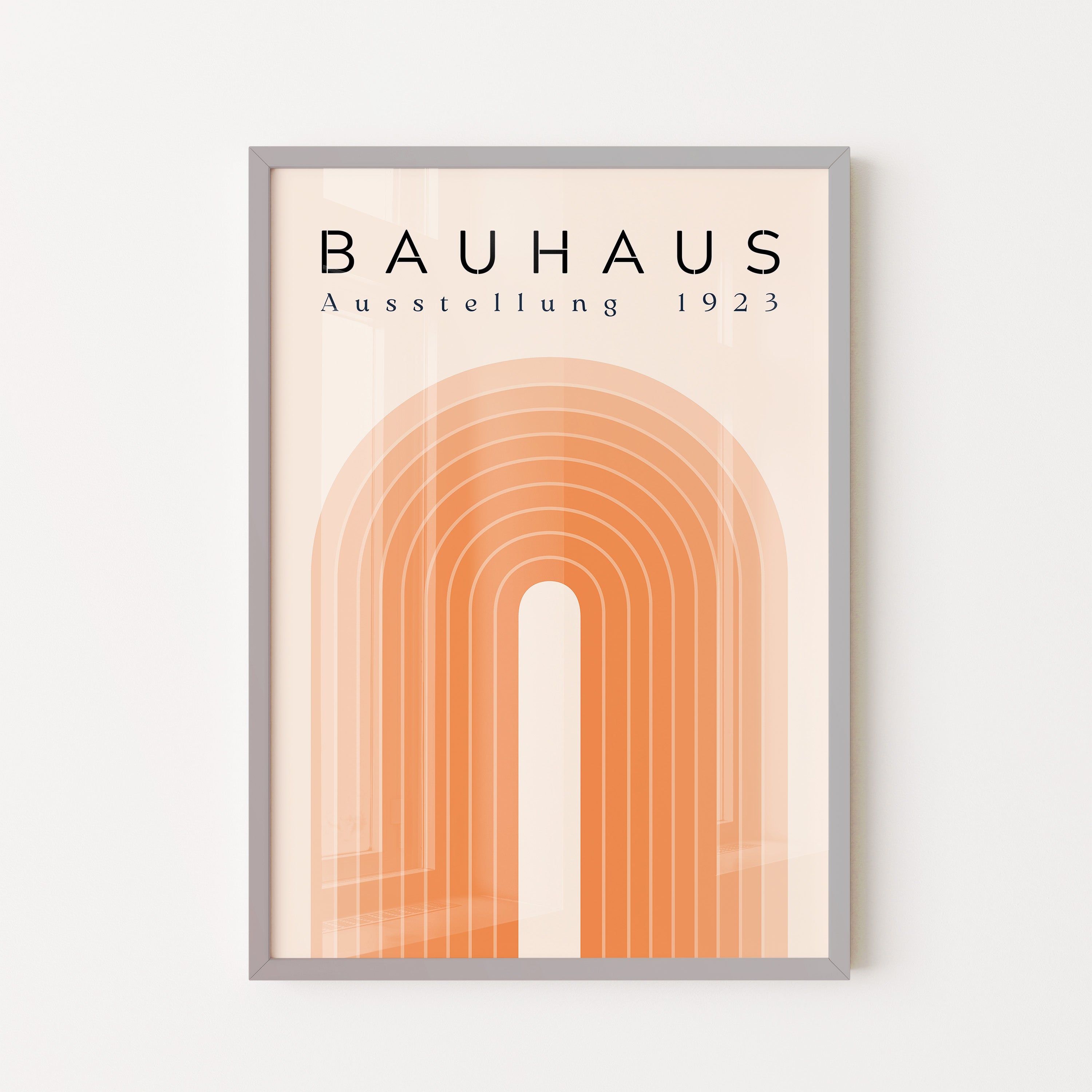 Bauhaus Radiant Arch In Warm Orange
