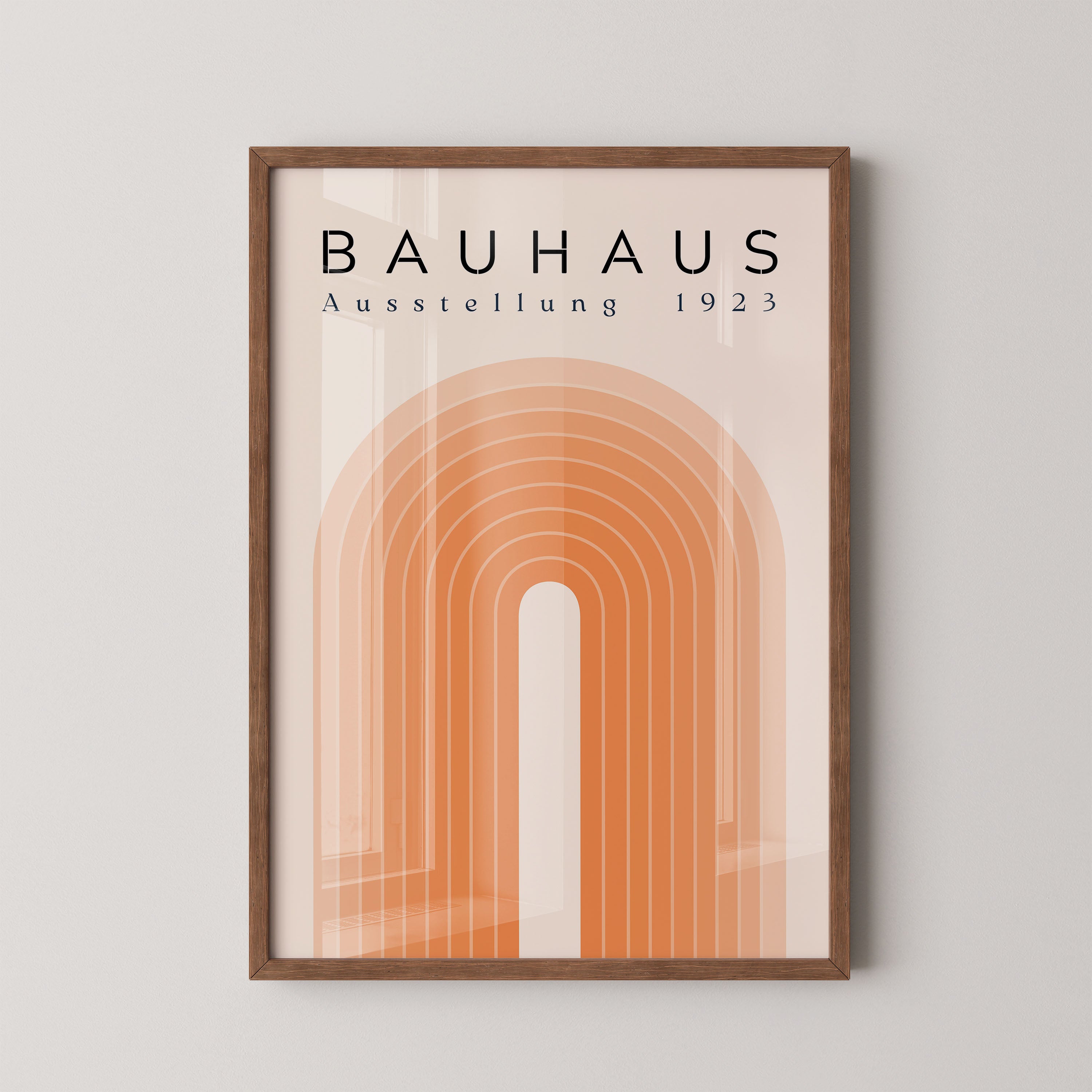 Bauhaus Radiant Arch In Warm Orange