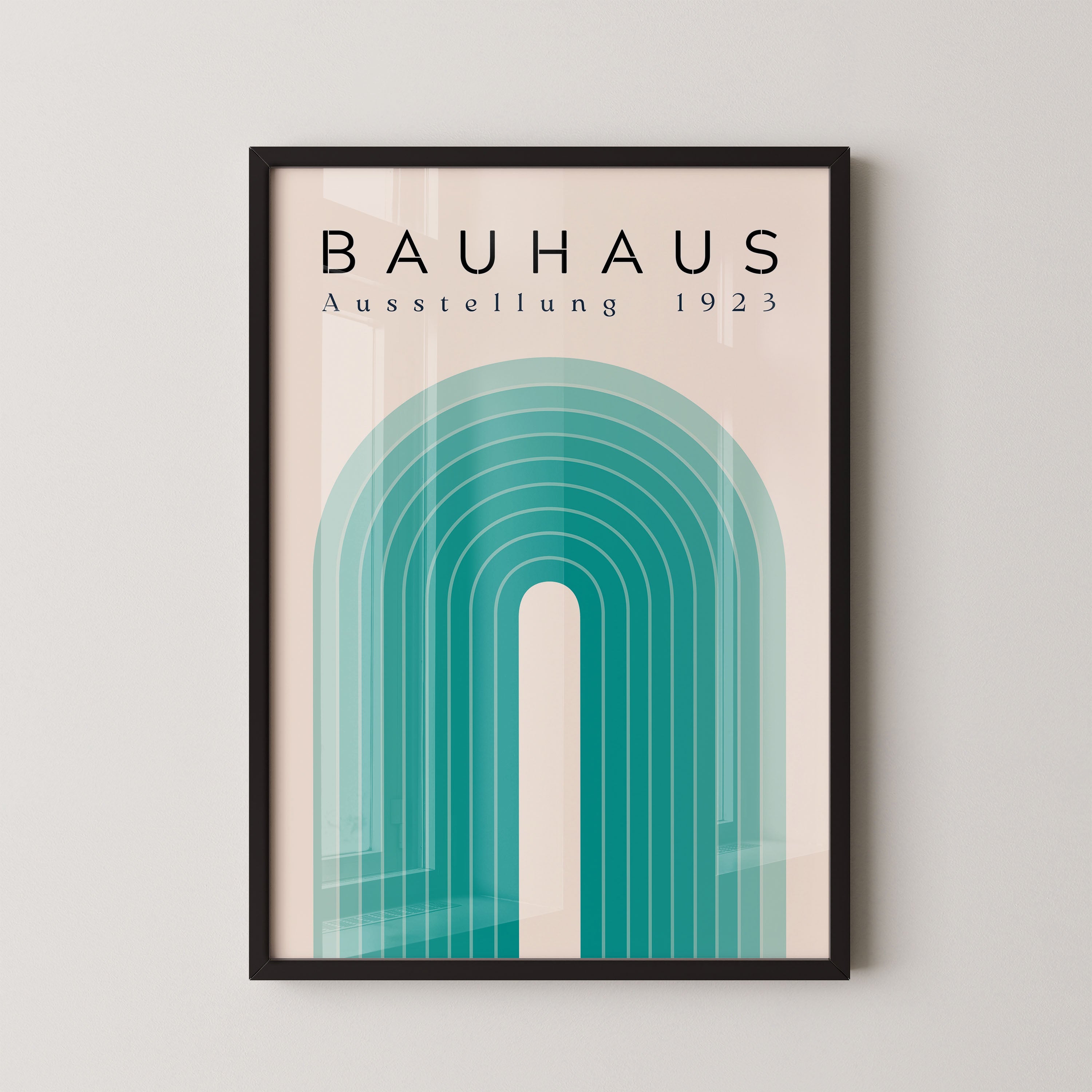 Bauhaus Radiant Arch In Teal